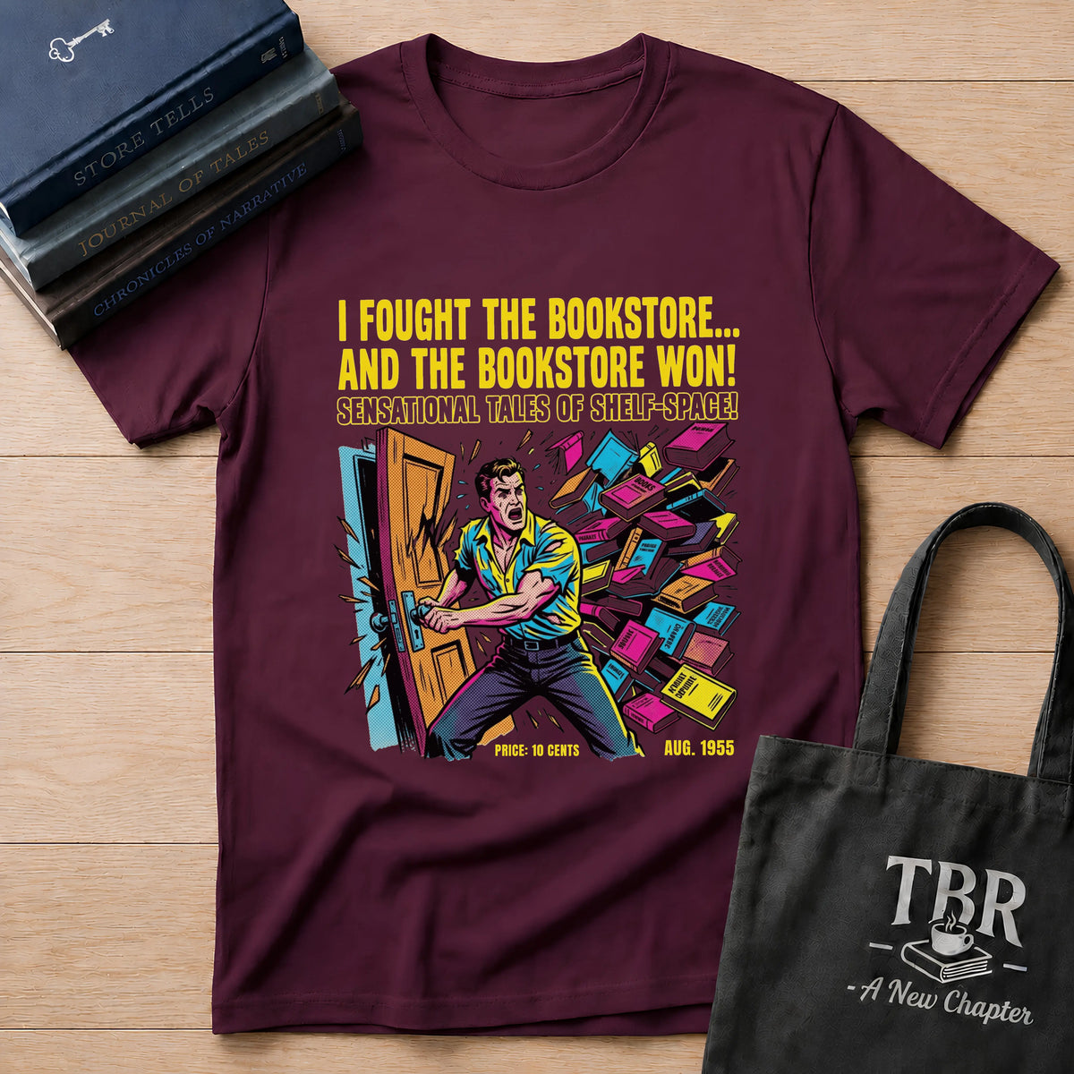 I Fought The Bookstore T-Shirt
