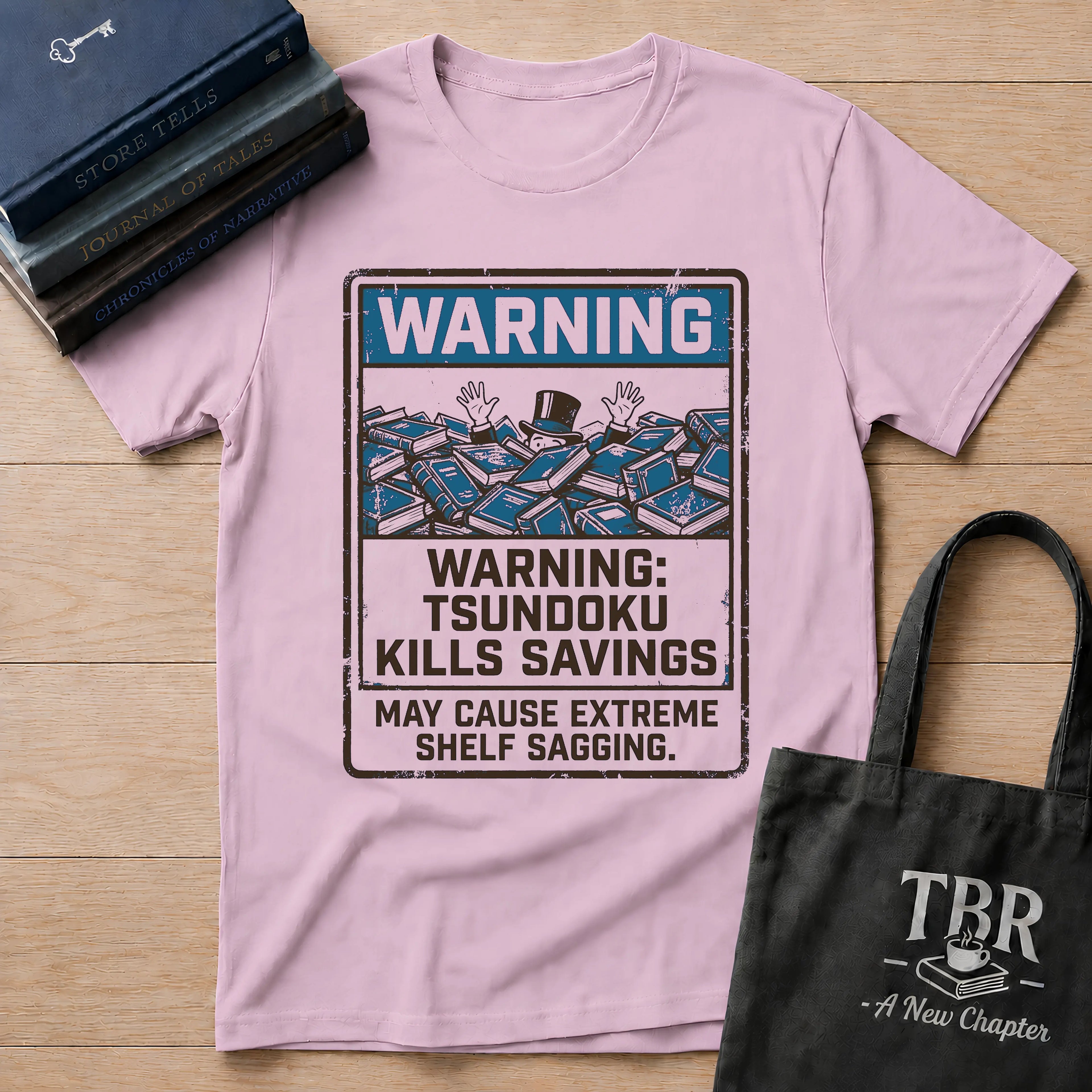 Warning Tsundoku Kills Savings T-Shirt