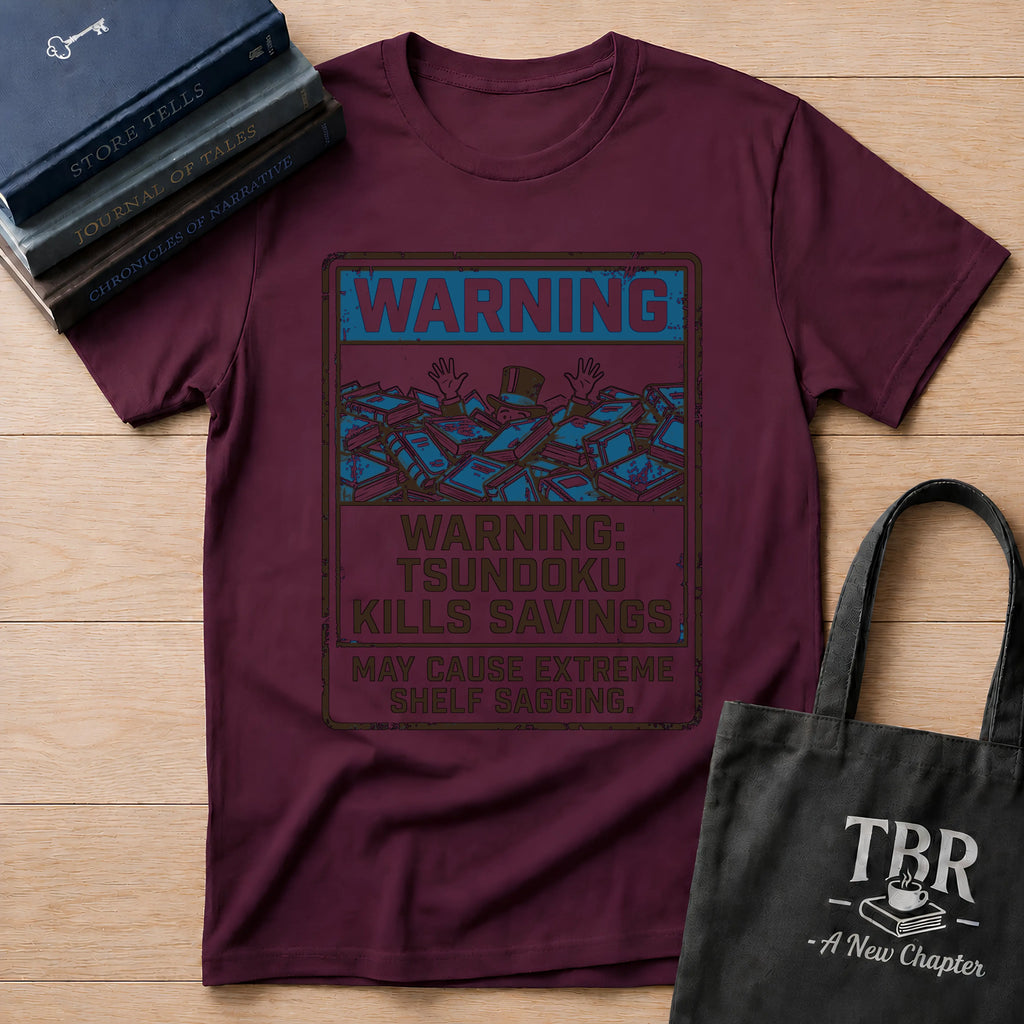 Warning Tsundoku Kills Savings T-Shirt