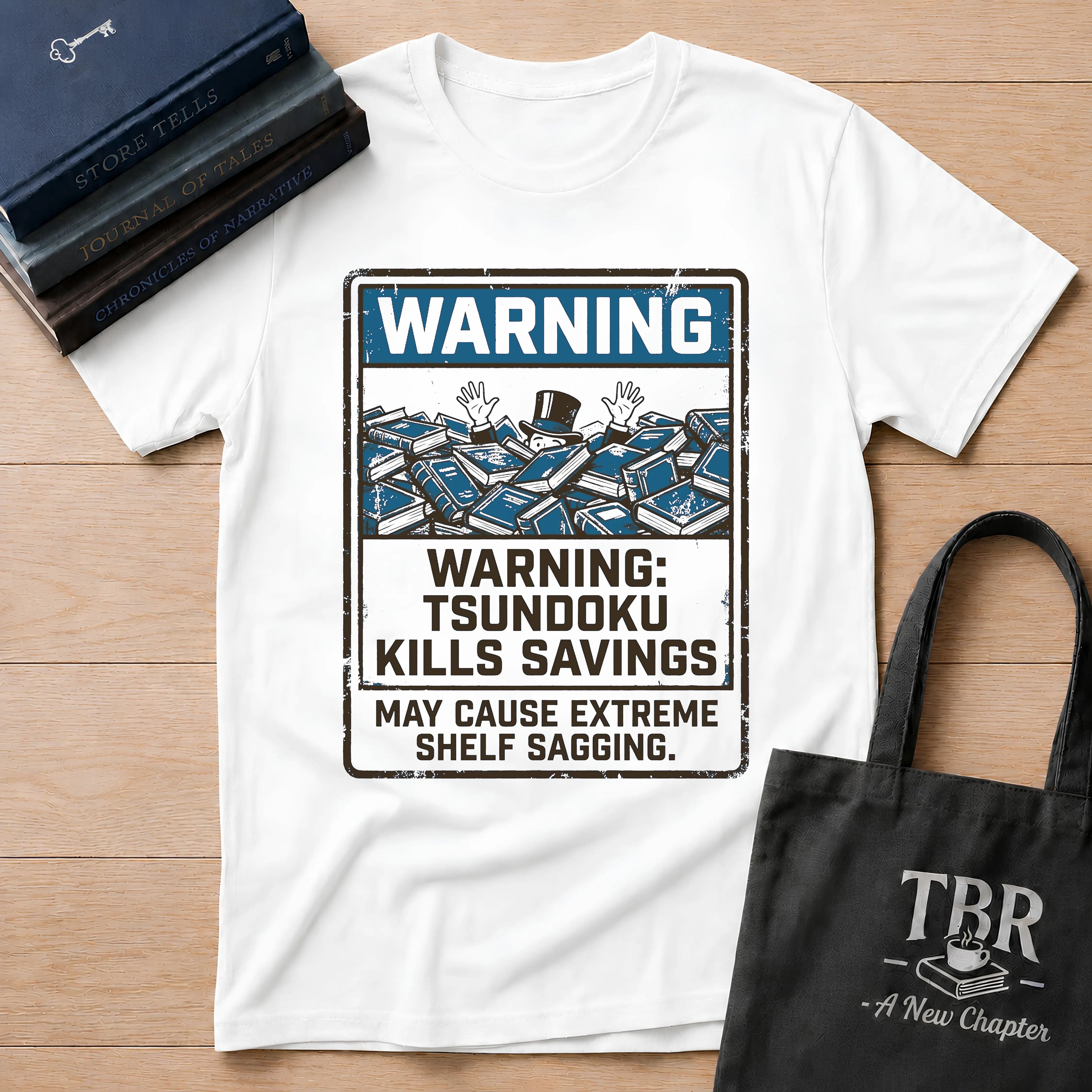 Warning Tsundoku Kills Savings T-Shirt