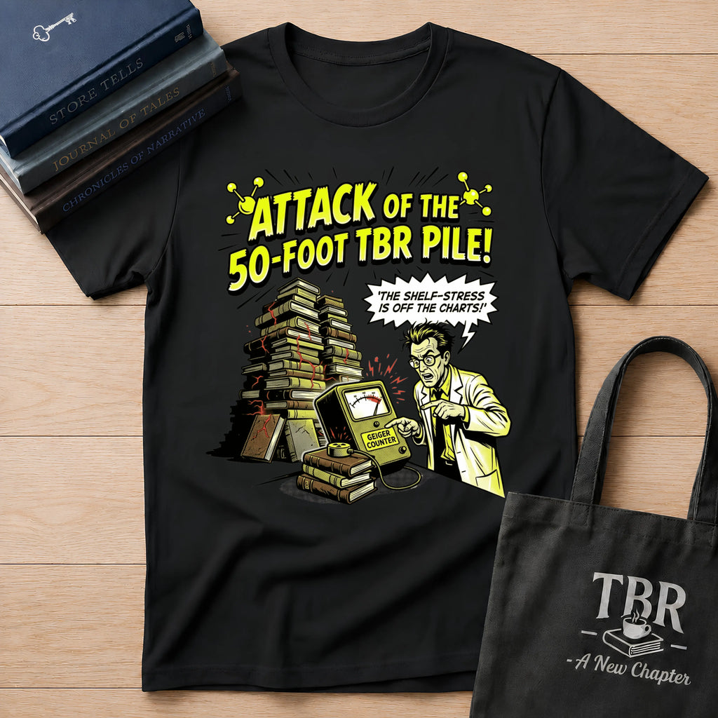 Attack Of The 50-Foot TBR Pile T-Shirt