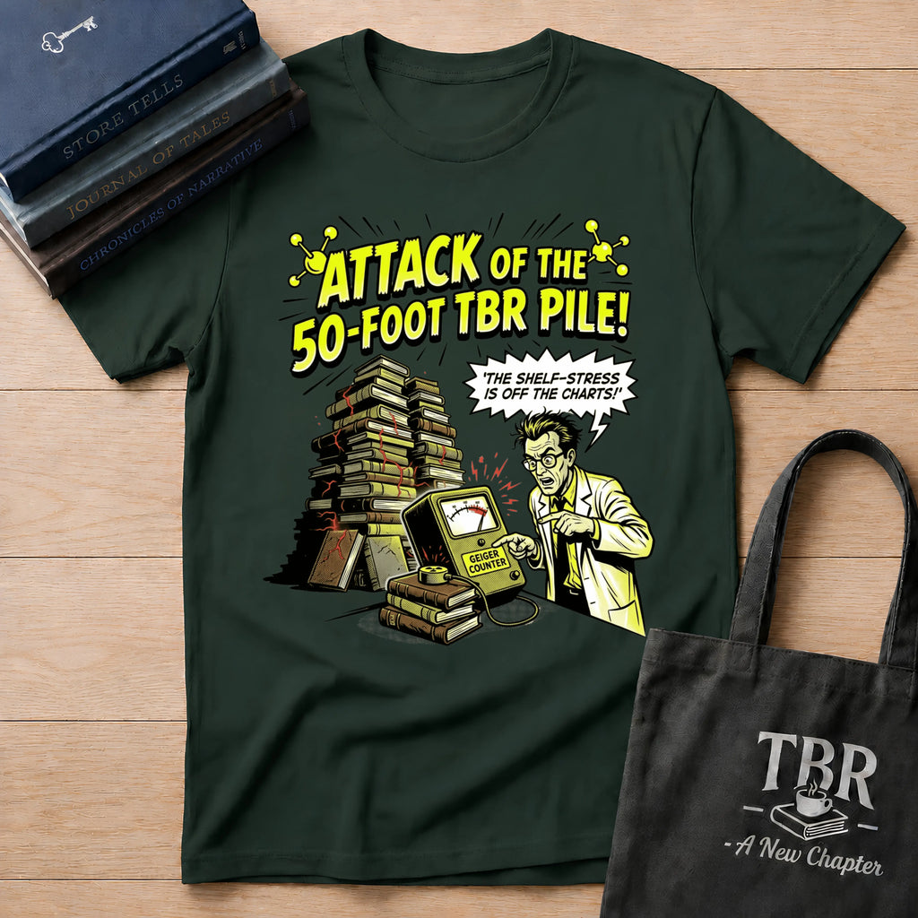 Attack Of The 50-Foot TBR Pile T-Shirt
