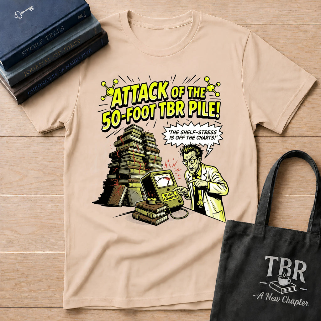 Attack Of The 50-Foot TBR Pile T-Shirt