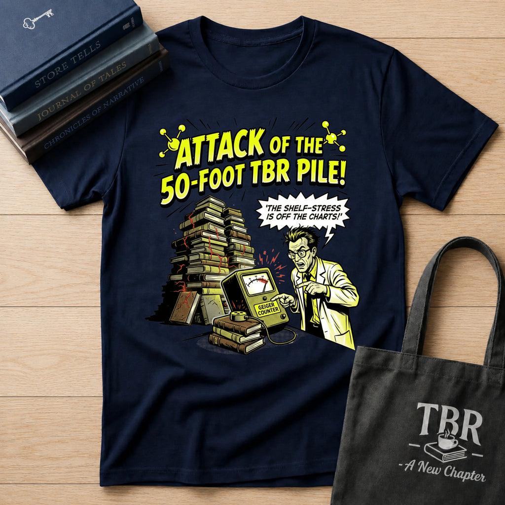 Attack Of The 50-Foot TBR Pile T-Shirt