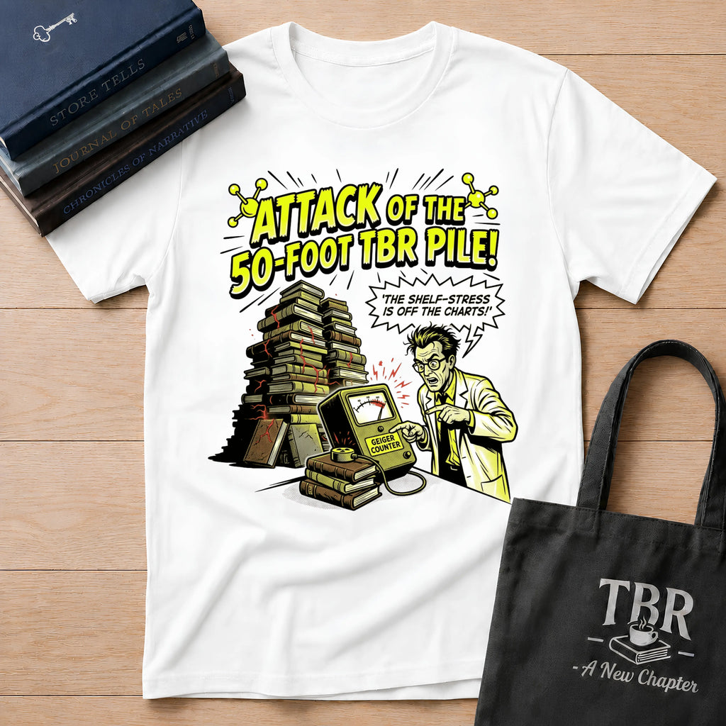 Attack Of The 50-Foot TBR Pile T-Shirt