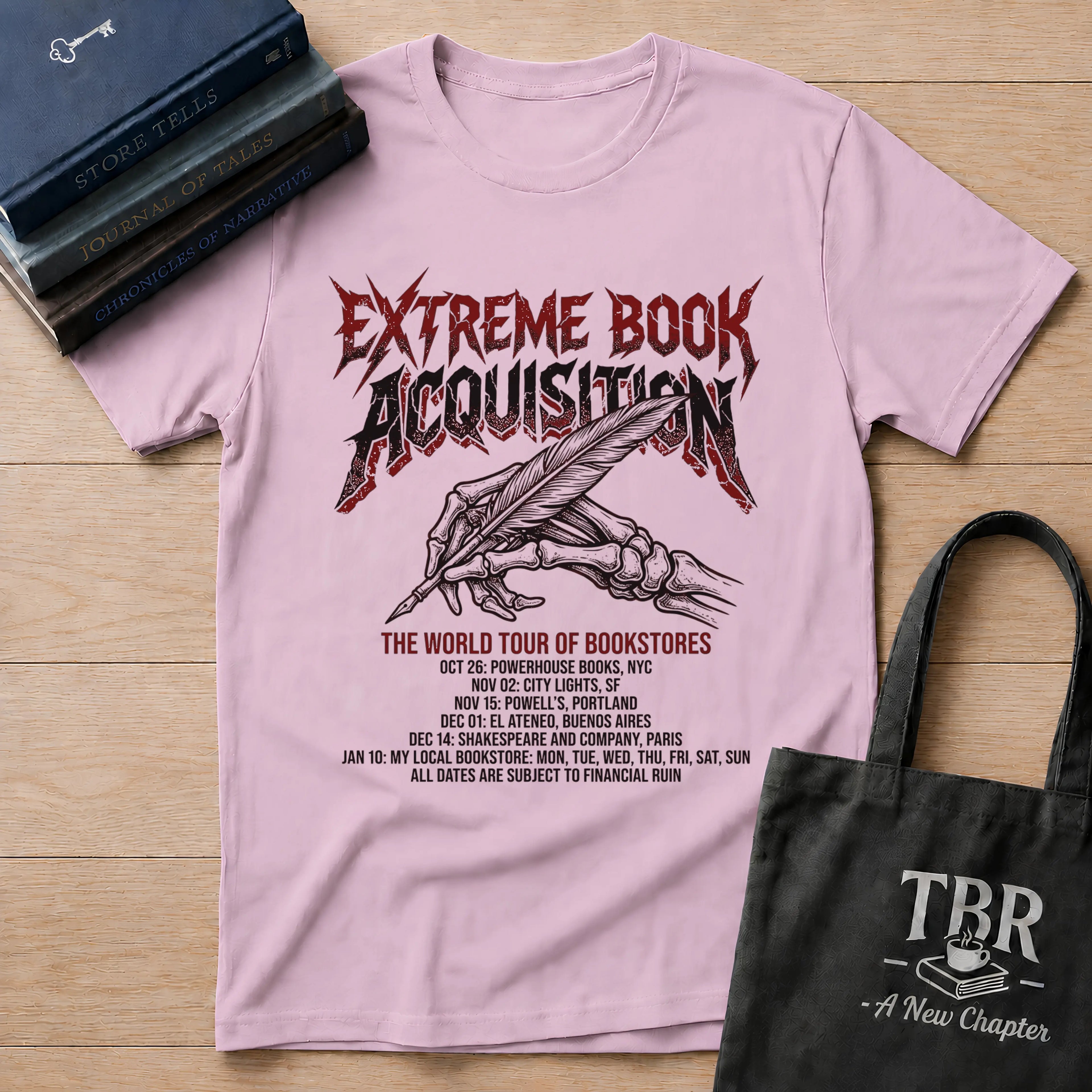 Extreme Book Acquisition World Tour T-Shirt