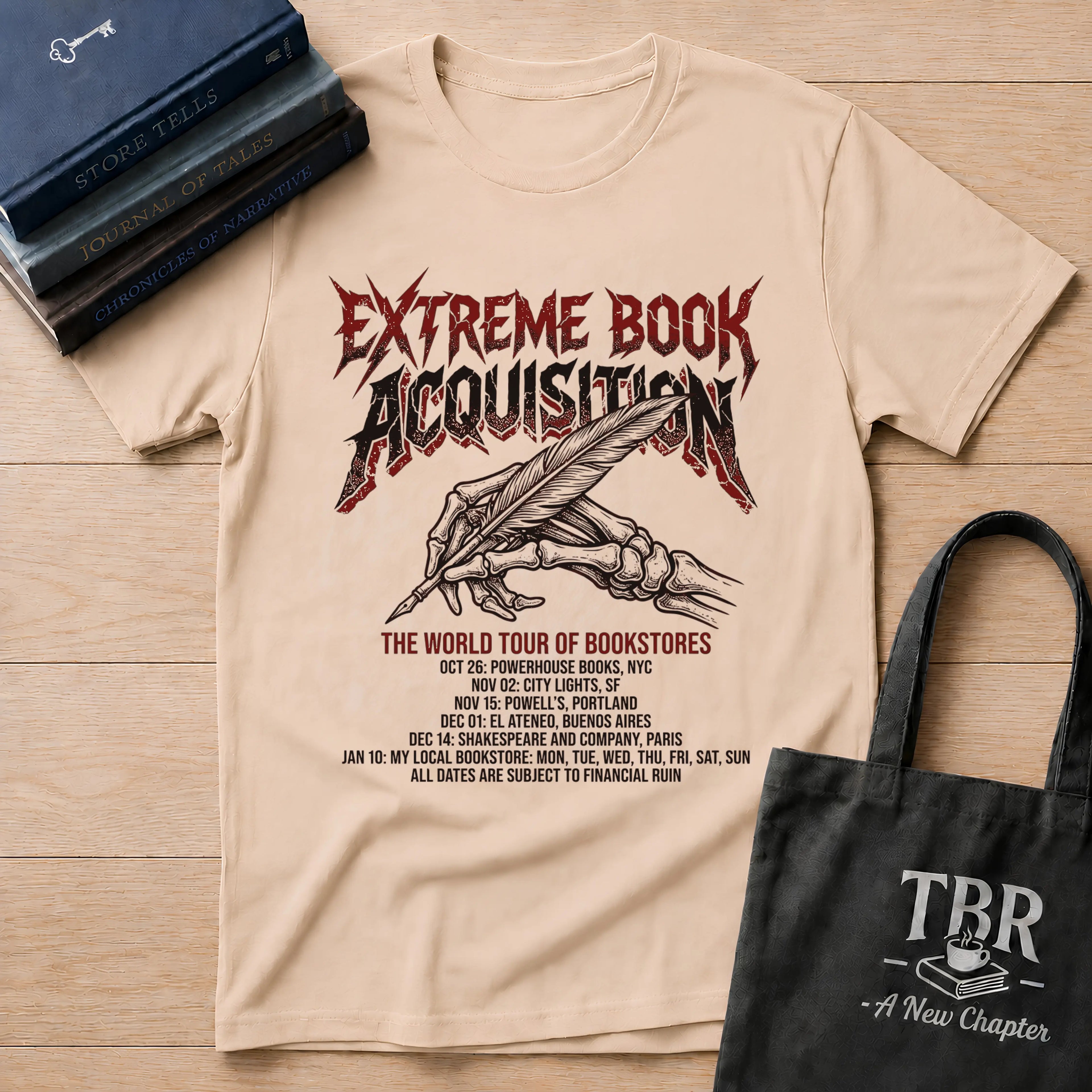 Extreme Book Acquisition World Tour T-Shirt