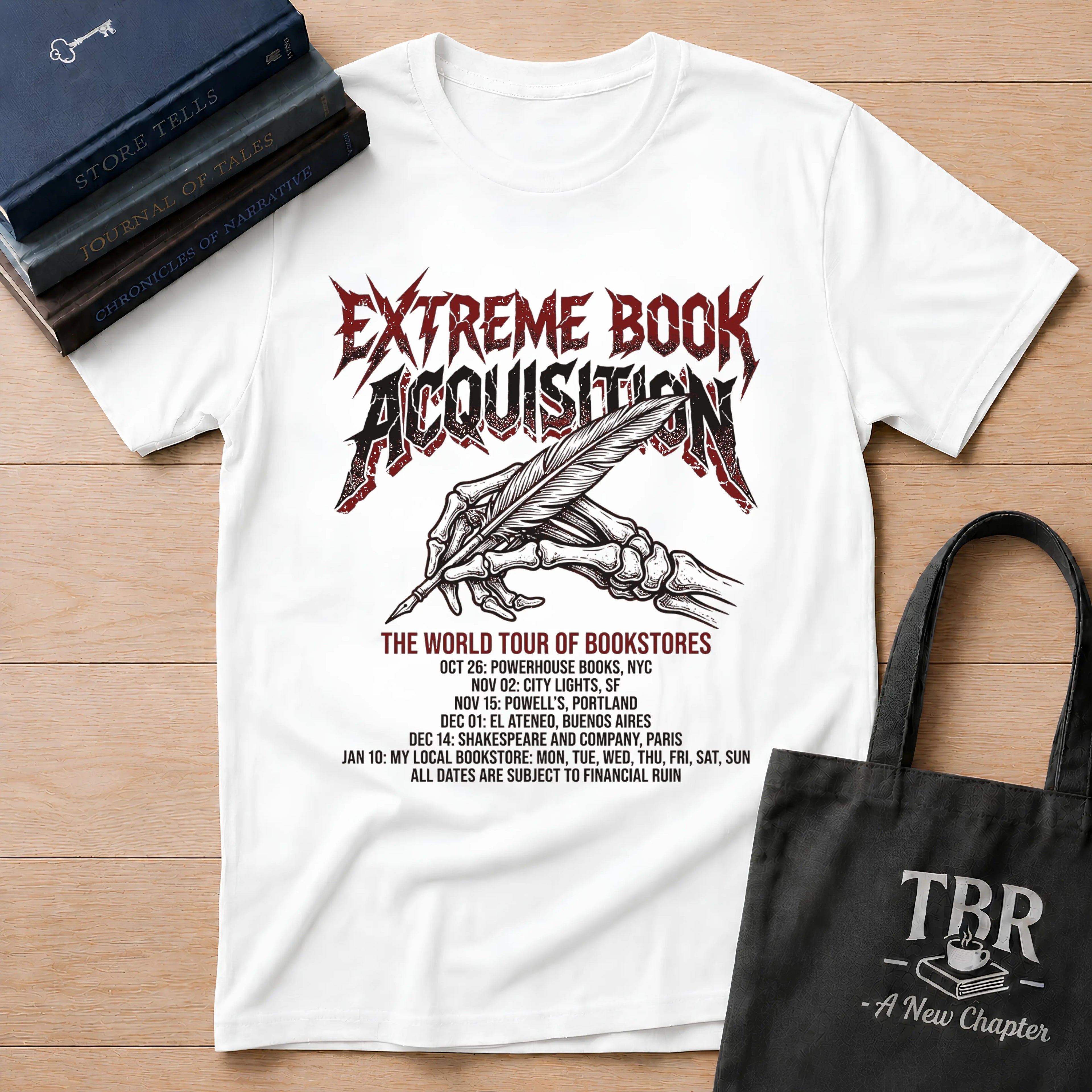Extreme Book Acquisition World Tour T-Shirt