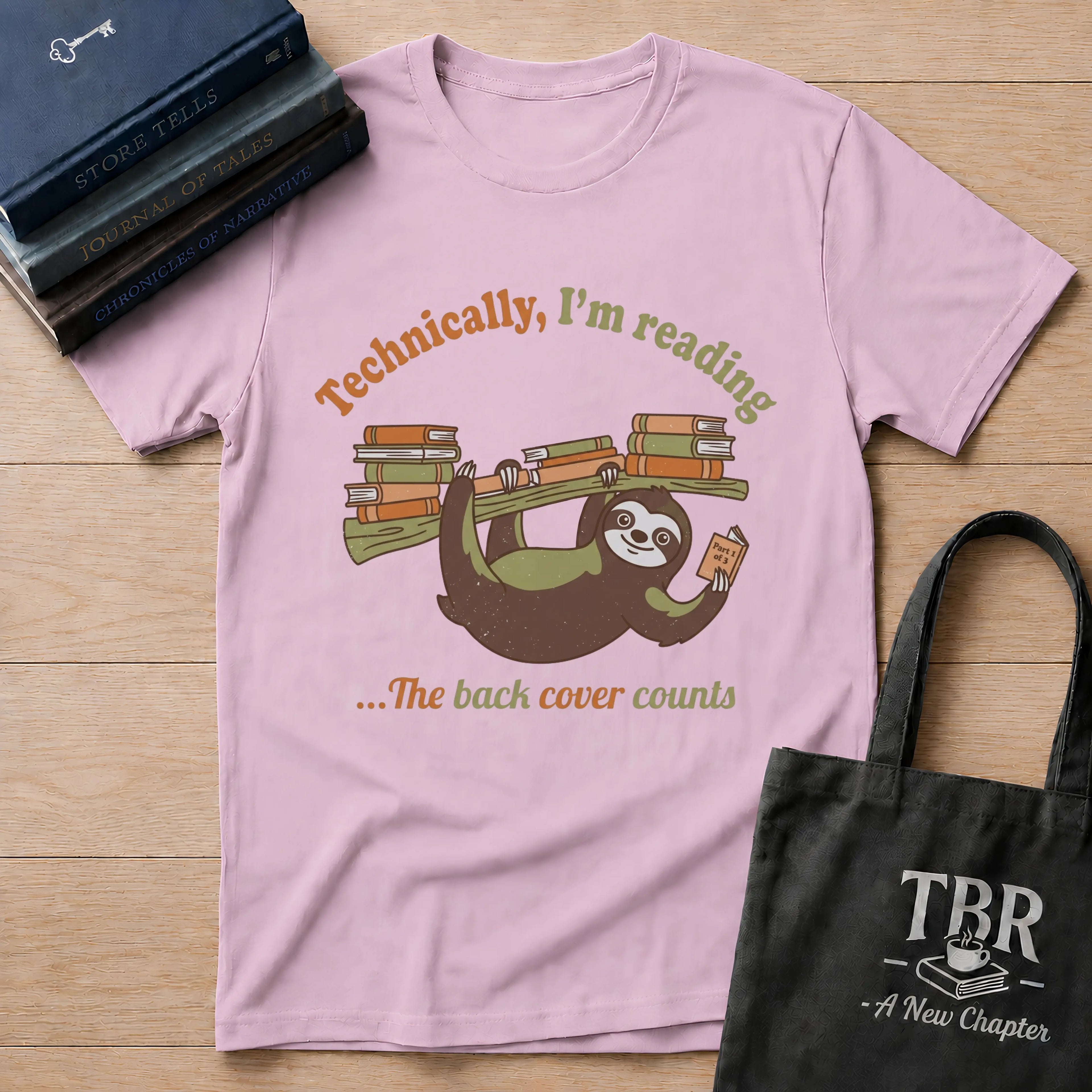 Technically I'm Reading The Back Cover T-Shirt