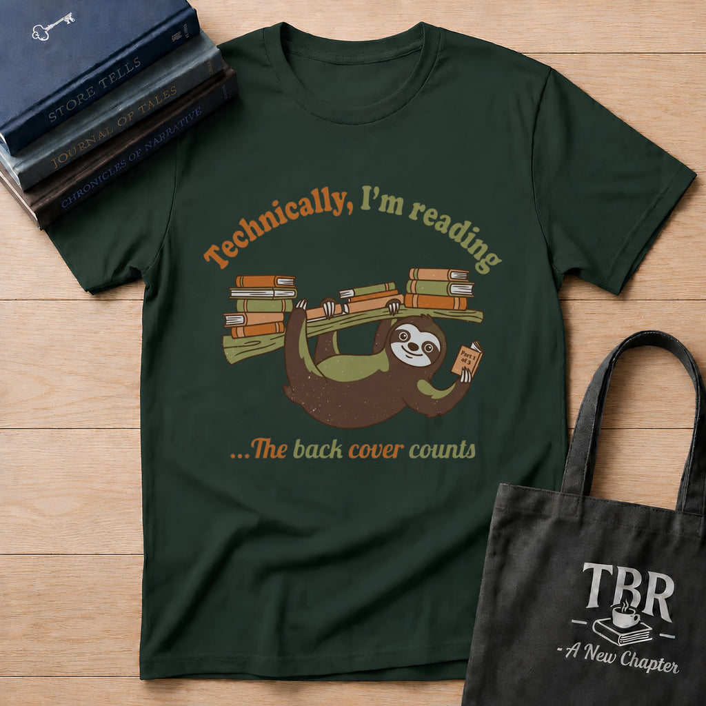 Technically I'm Reading The Back Cover T-Shirt