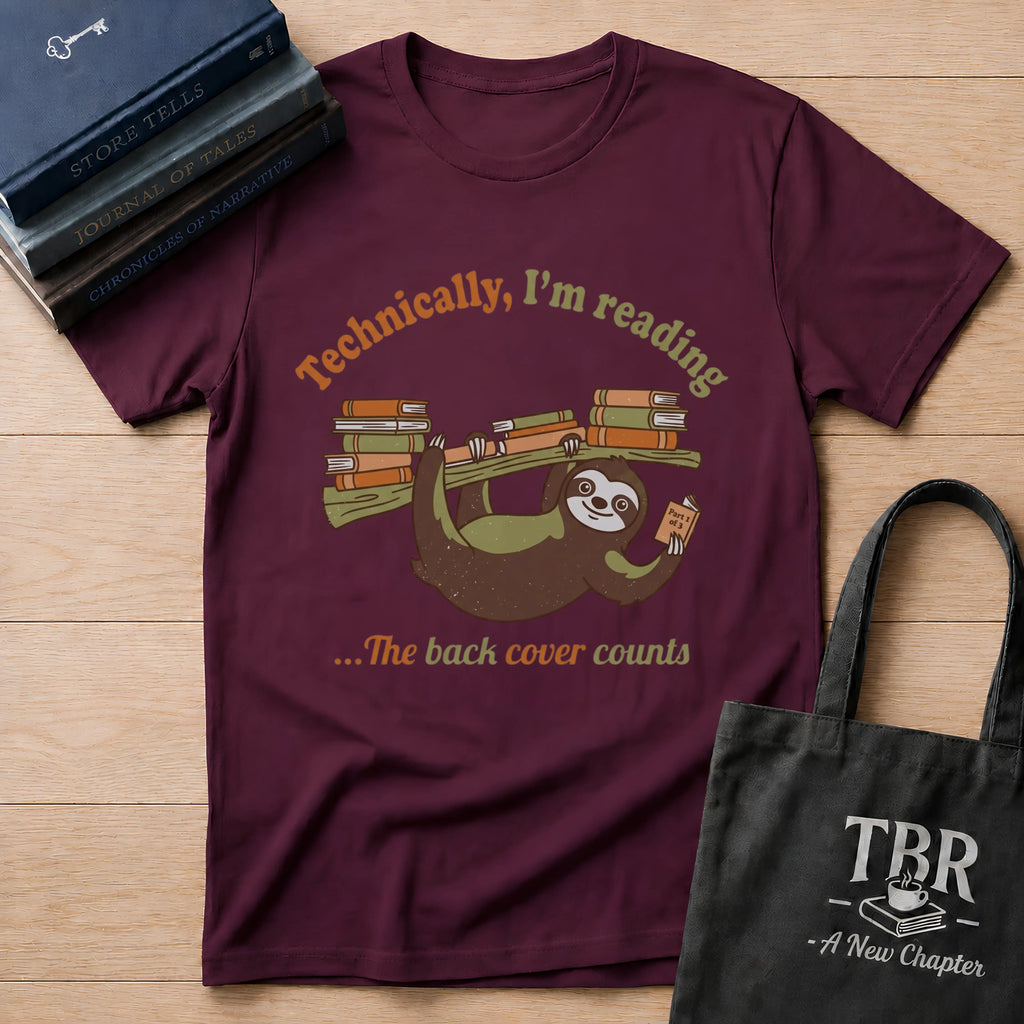 Technically I'm Reading The Back Cover T-Shirt