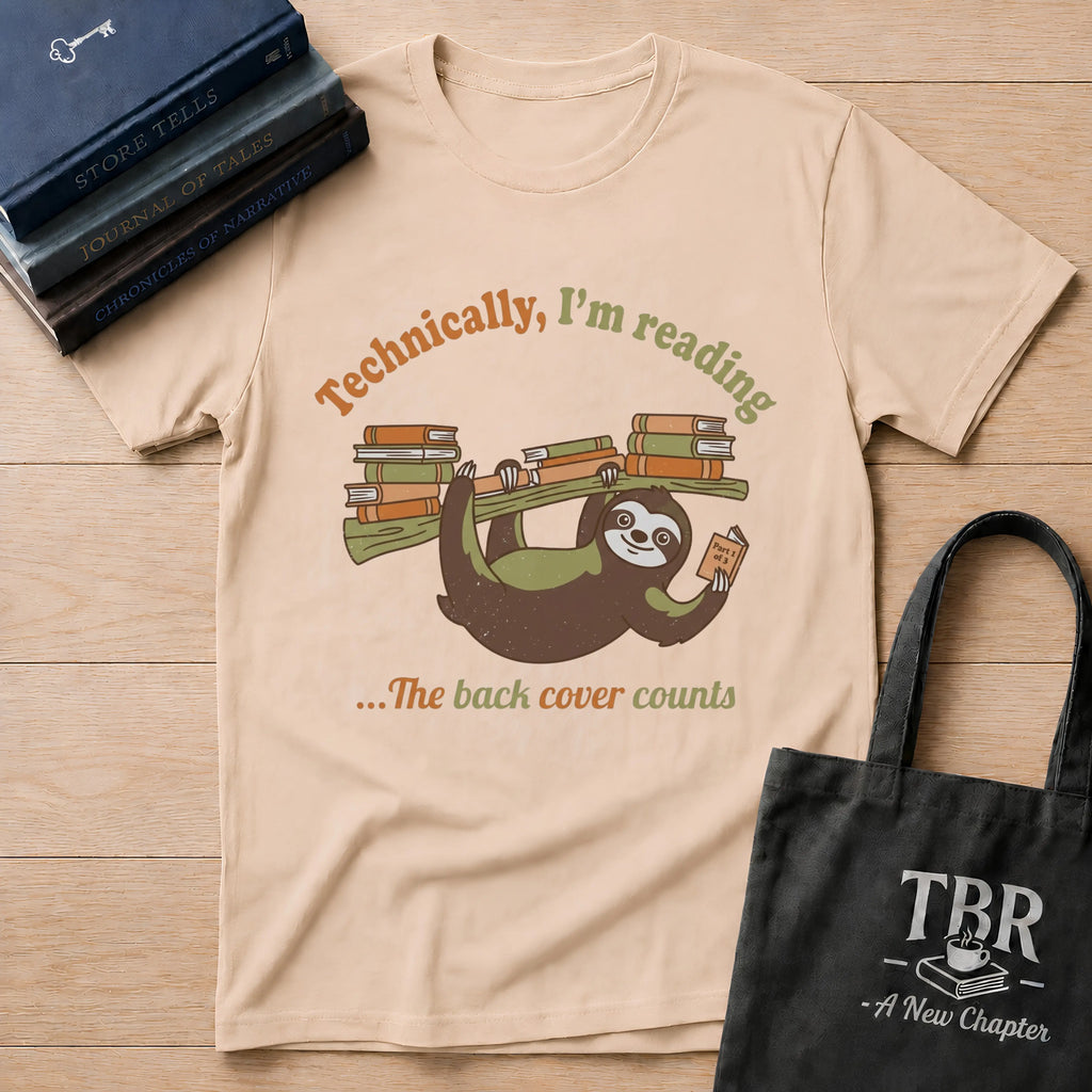 Technically I'm Reading The Back Cover T-Shirt