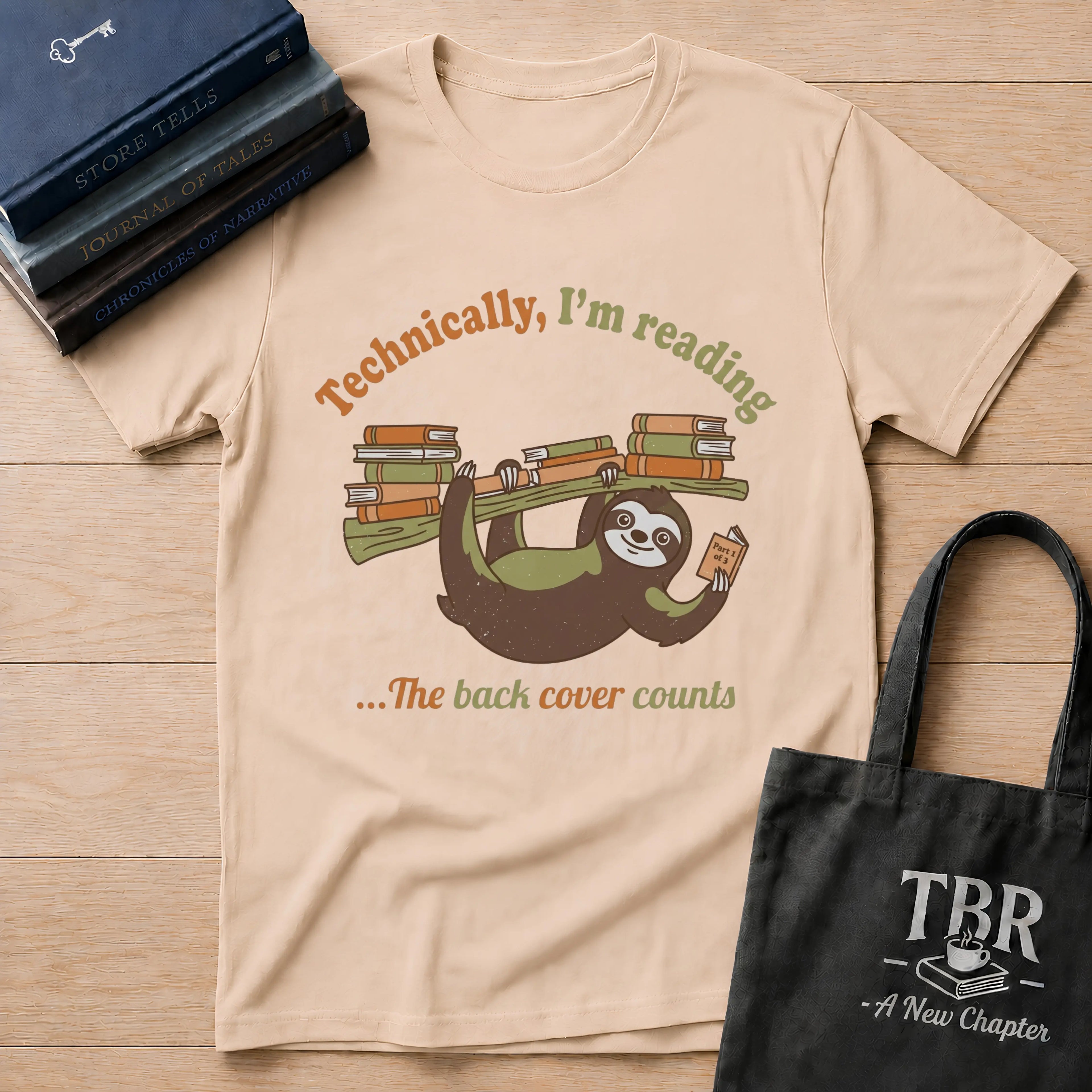 Technically I'm Reading The Back Cover T-Shirt