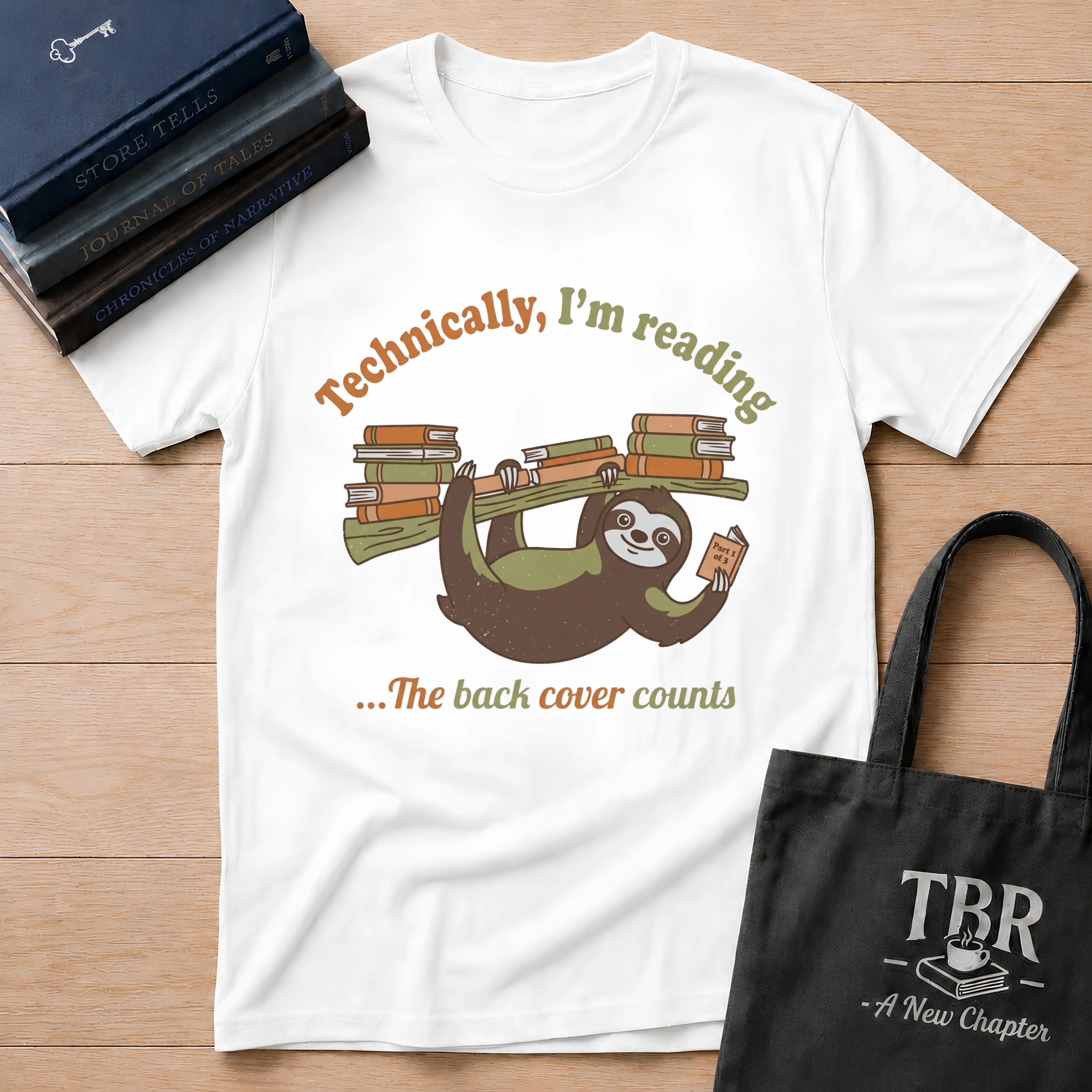 Technically I'm Reading The Back Cover T-Shirt