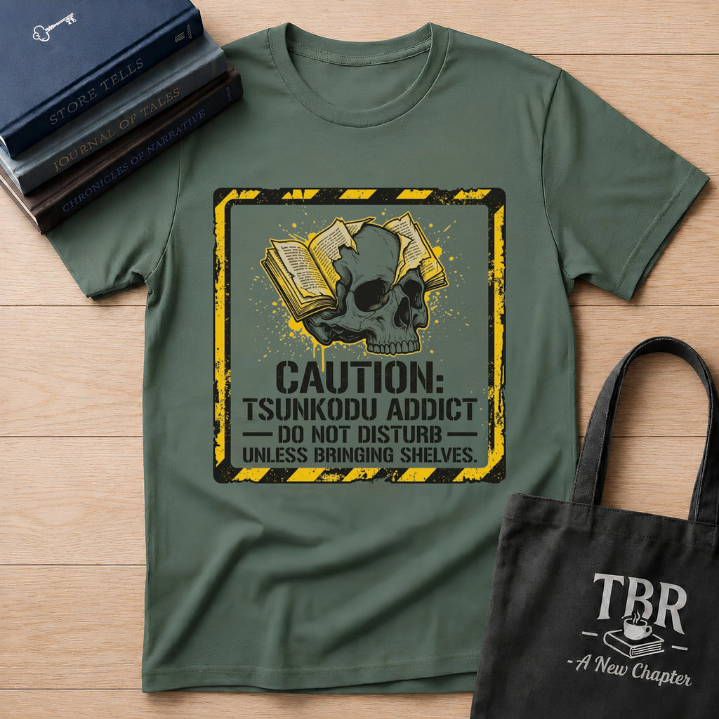 Caution Tsundoku Addict Do Not Disturb T-Shirt