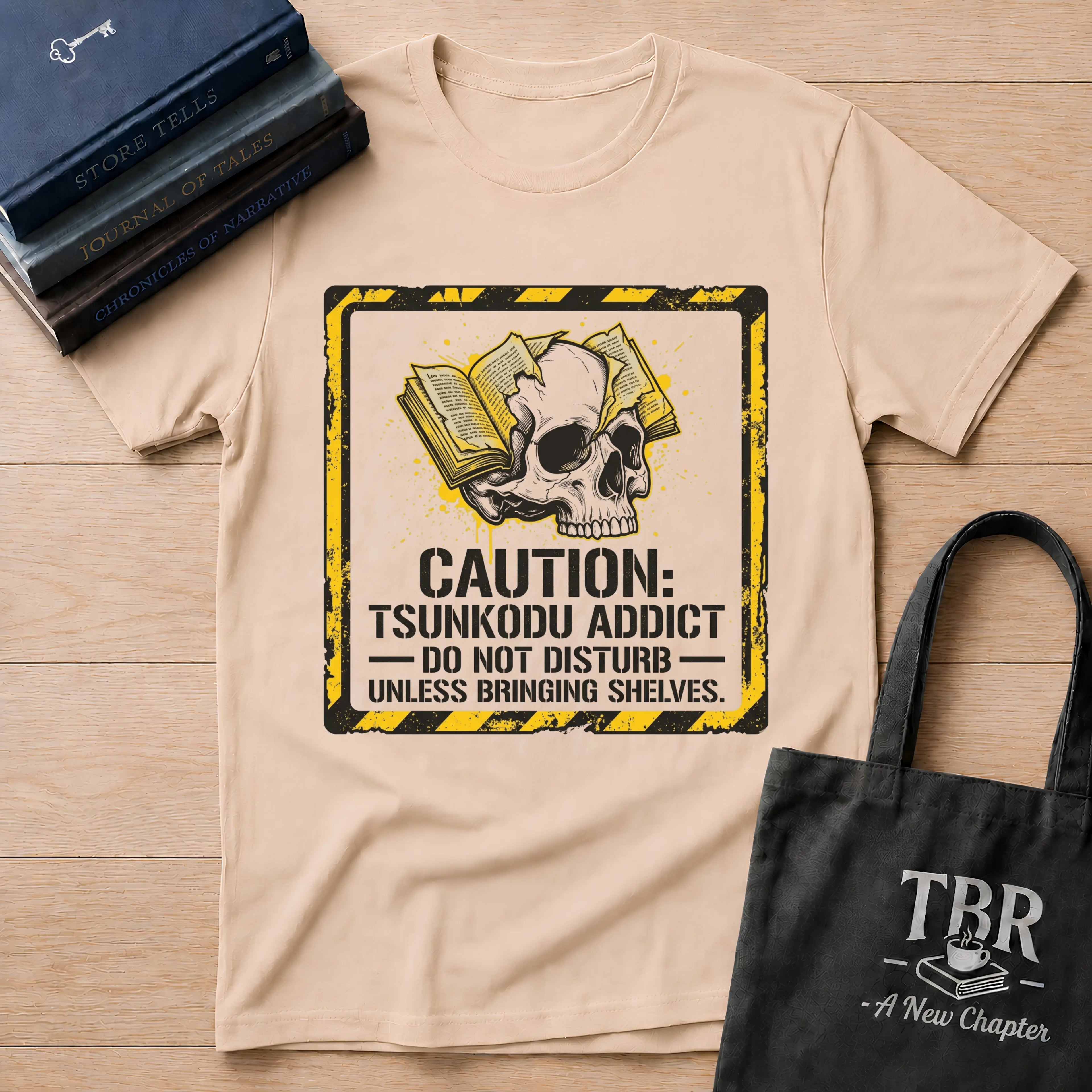 Caution Tsundoku Addict Do Not Disturb T-Shirt