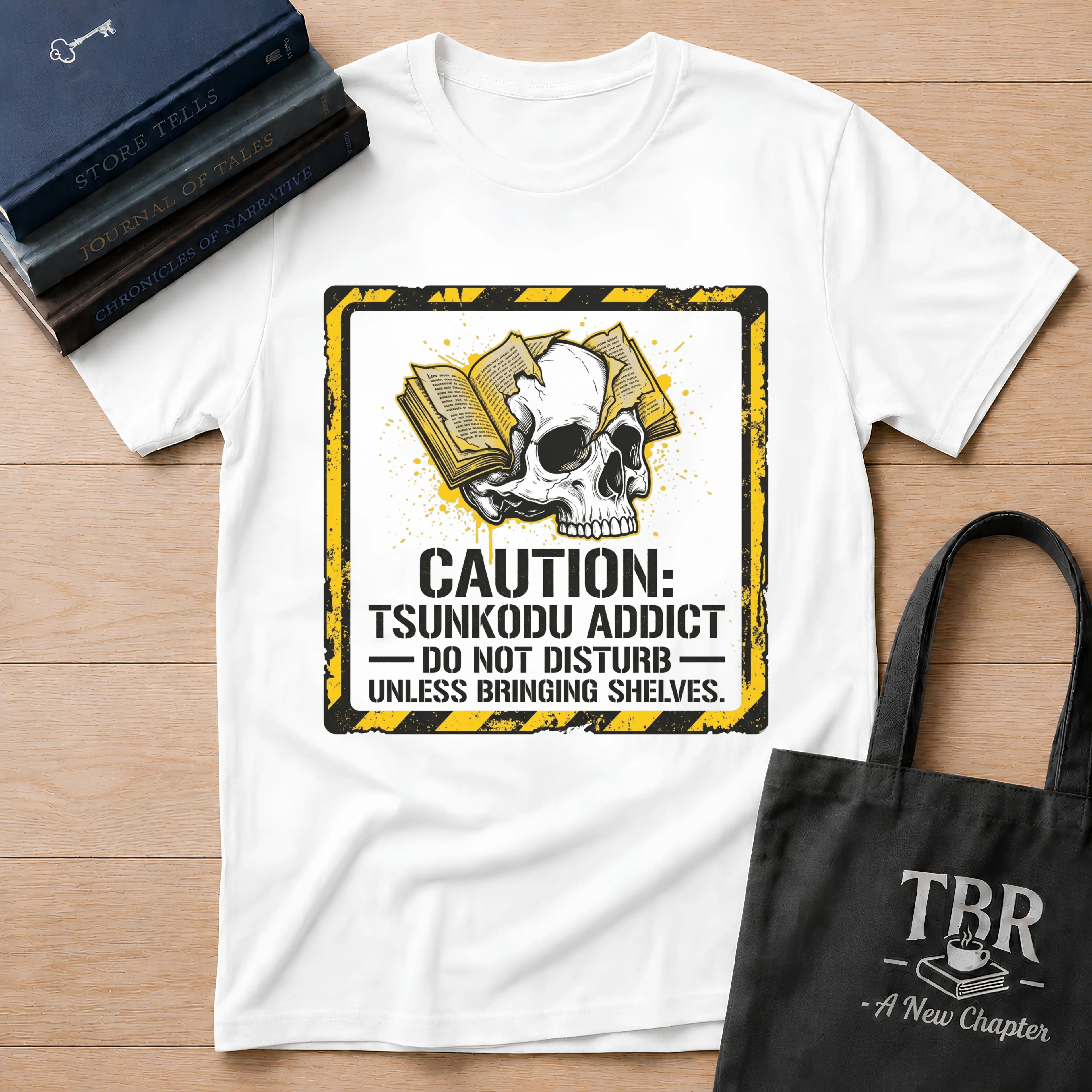 Caution Tsundoku Addict Do Not Disturb T-Shirt