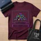 Level 99 Book Pile Game Over Status Tsundoku T-Shirt