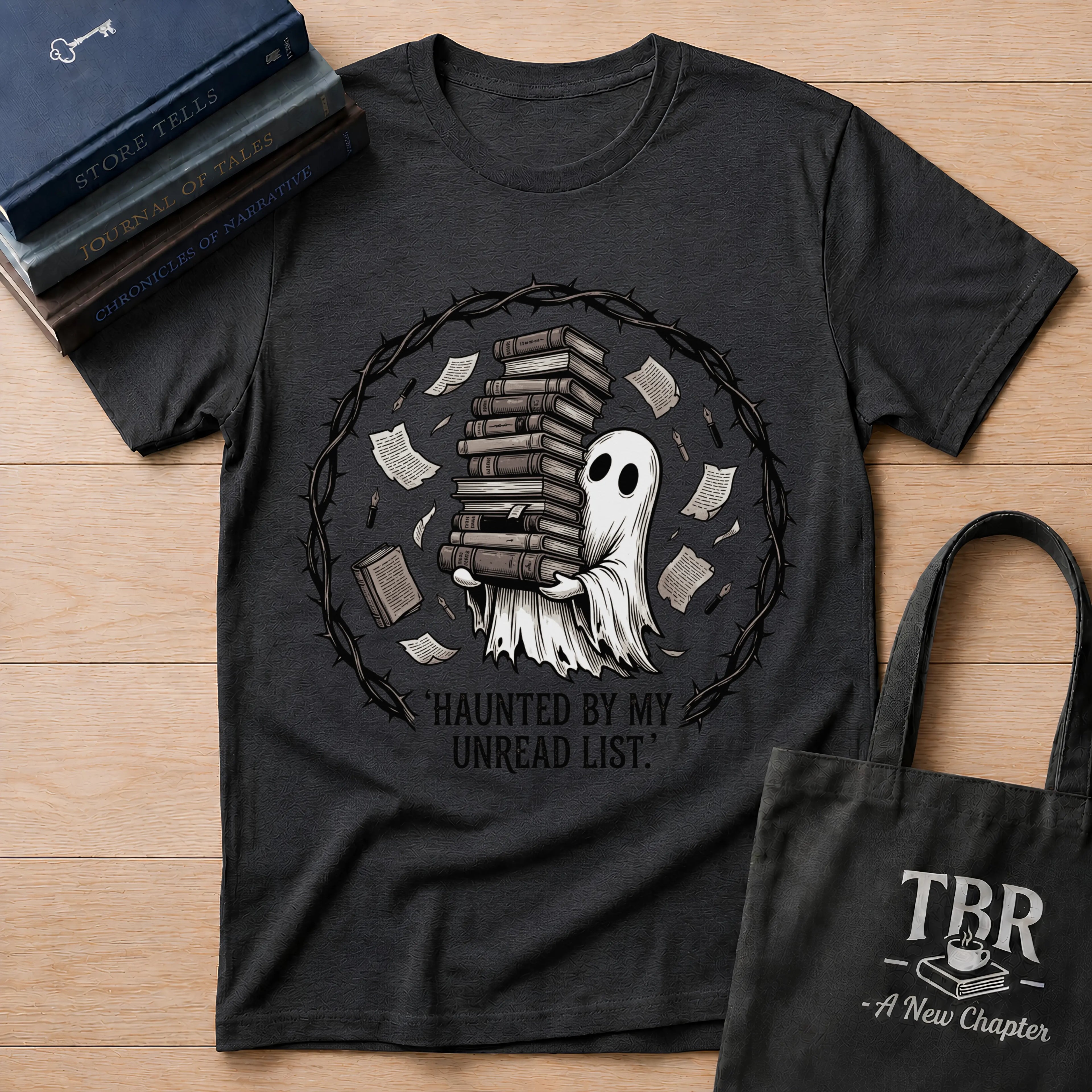 Haunted By My Unread List T-Shirt