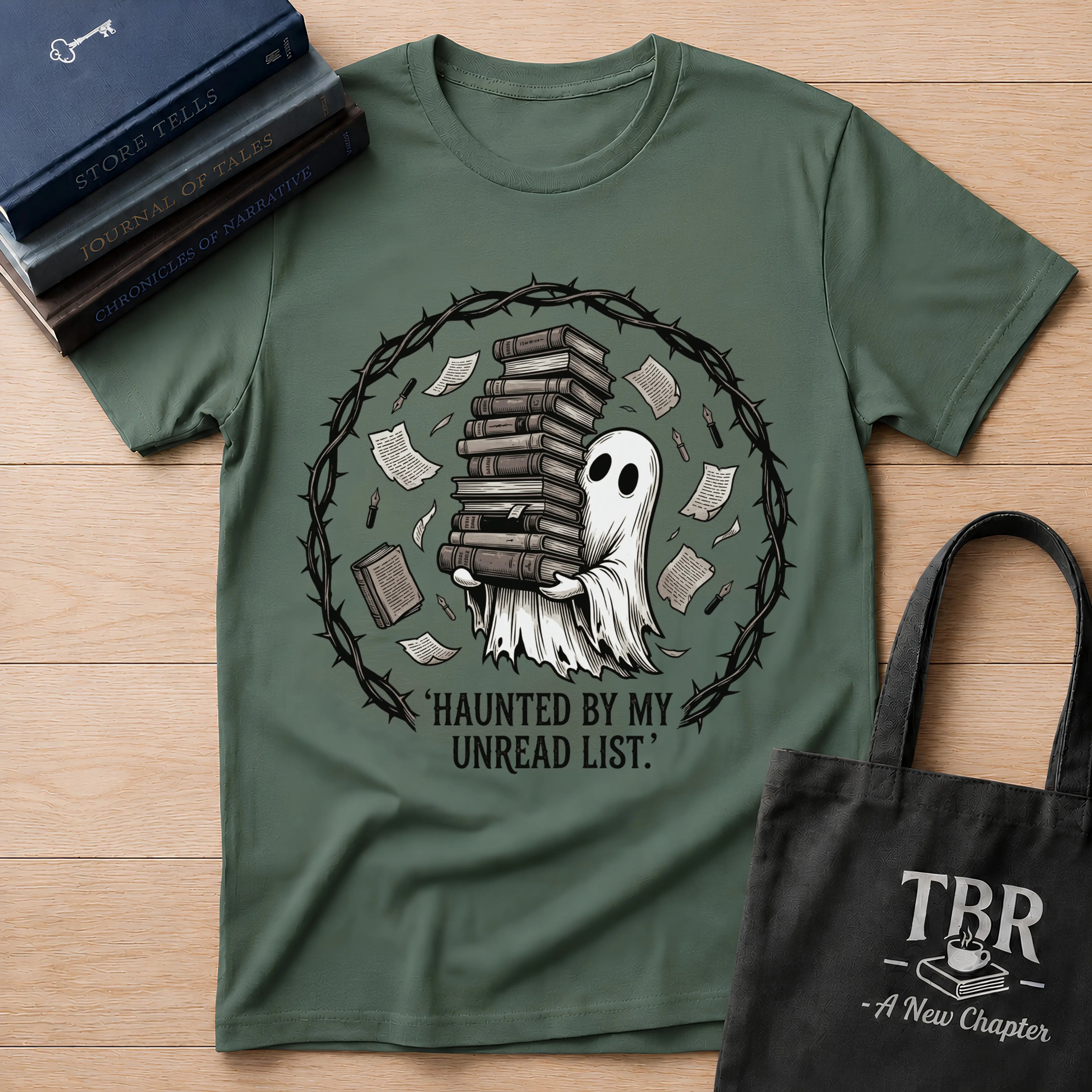 Haunted By My Unread List T-Shirt