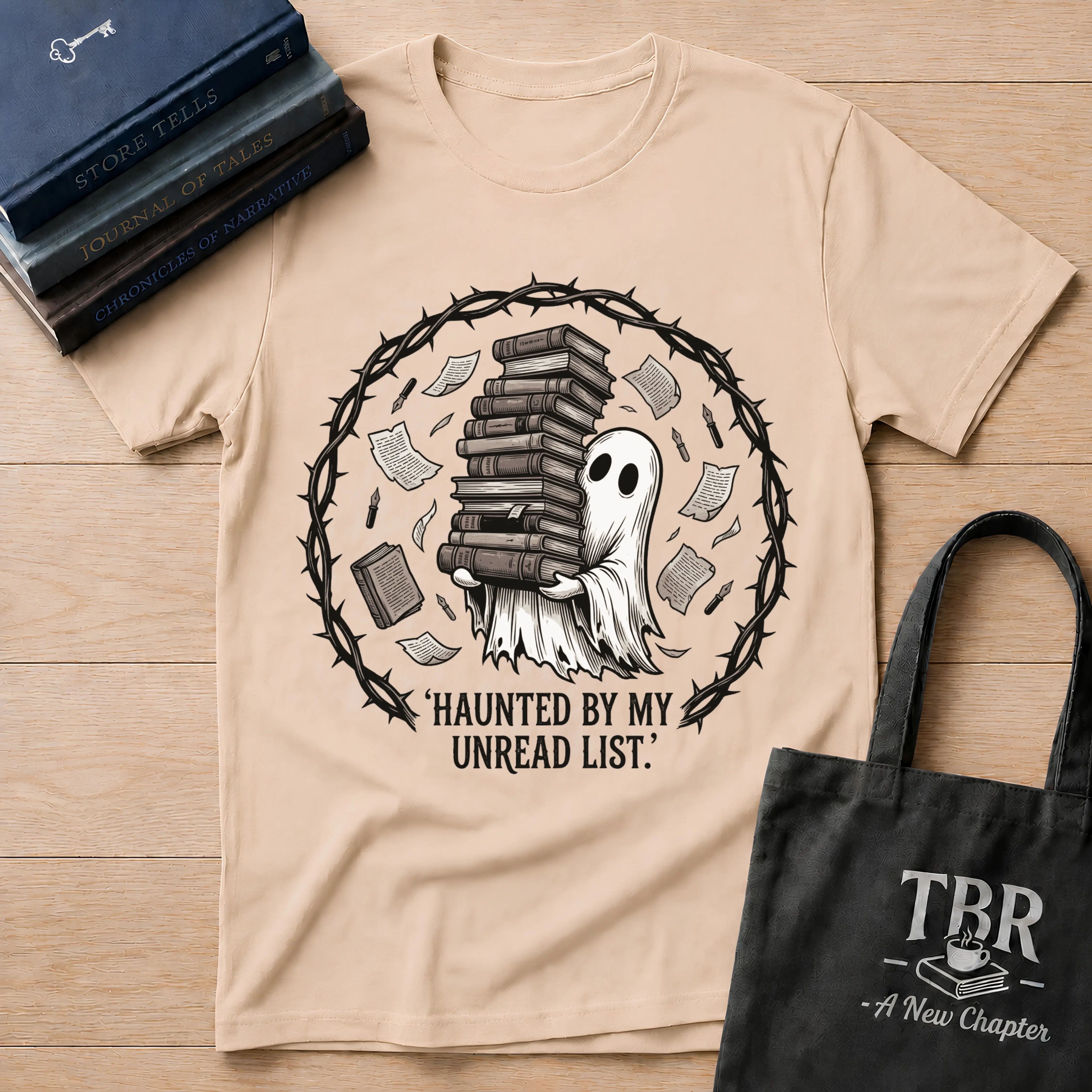 Haunted By My Unread List T-Shirt