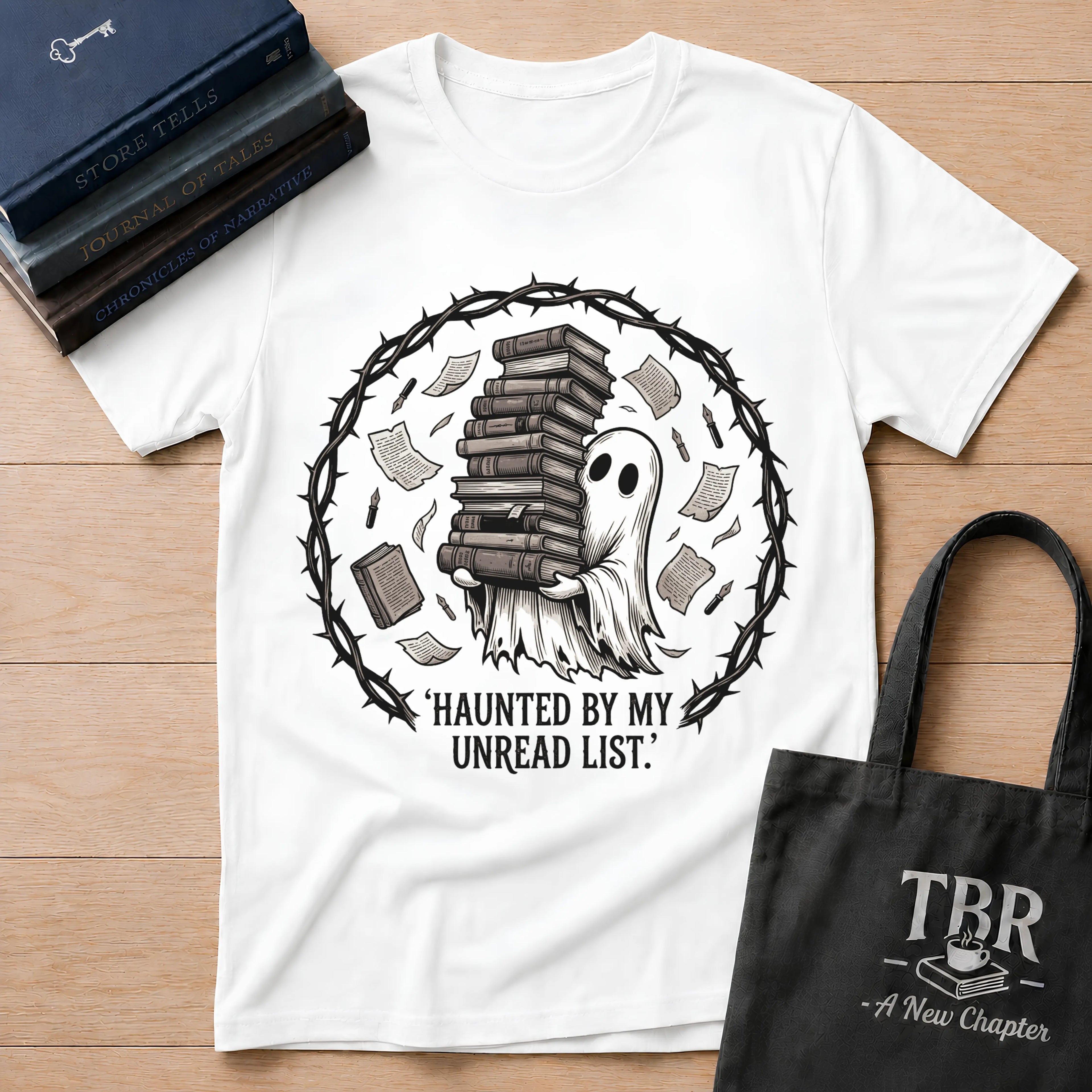Haunted By My Unread List T-Shirt