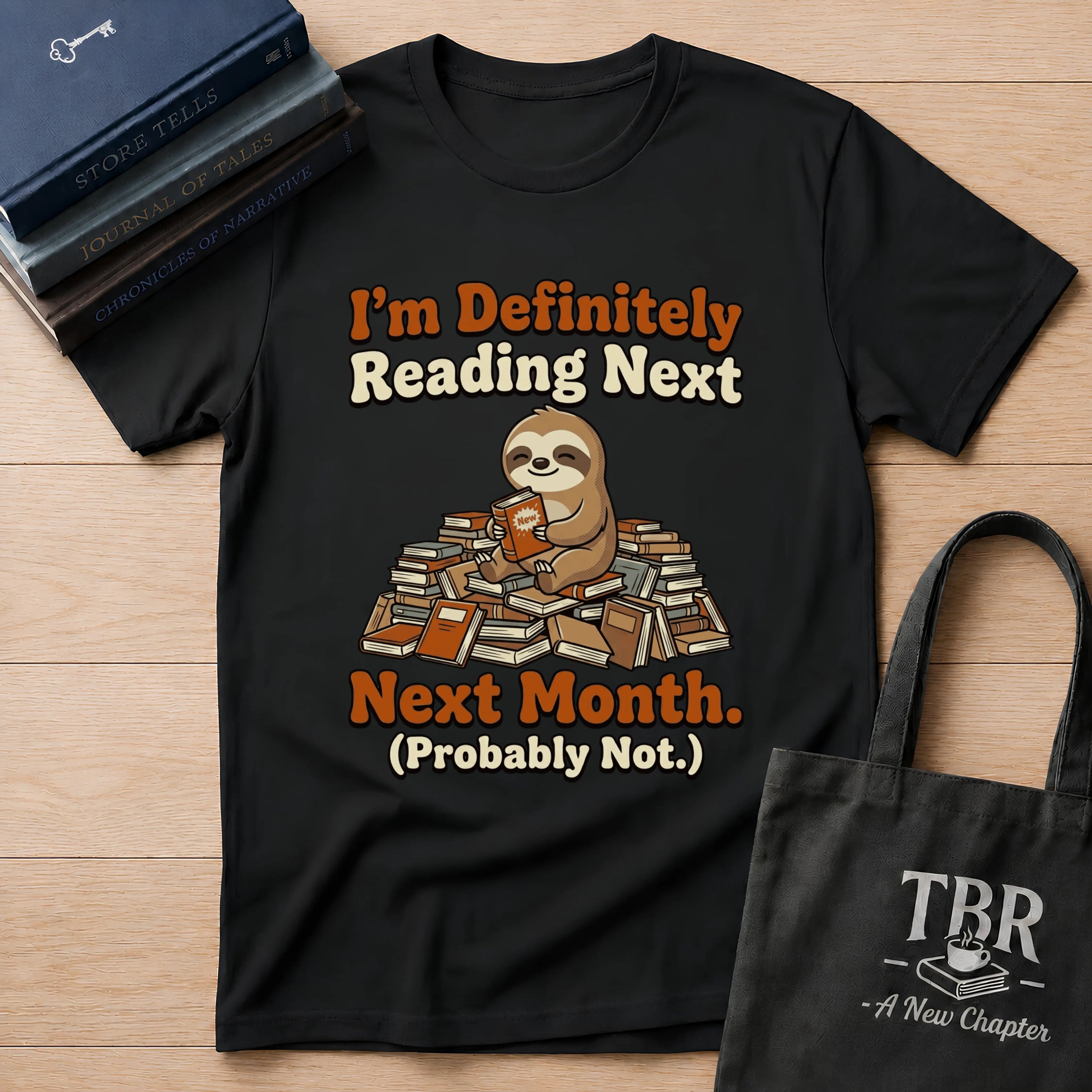 I'm Definitely Reading Next Month Probably Not T-Shirt