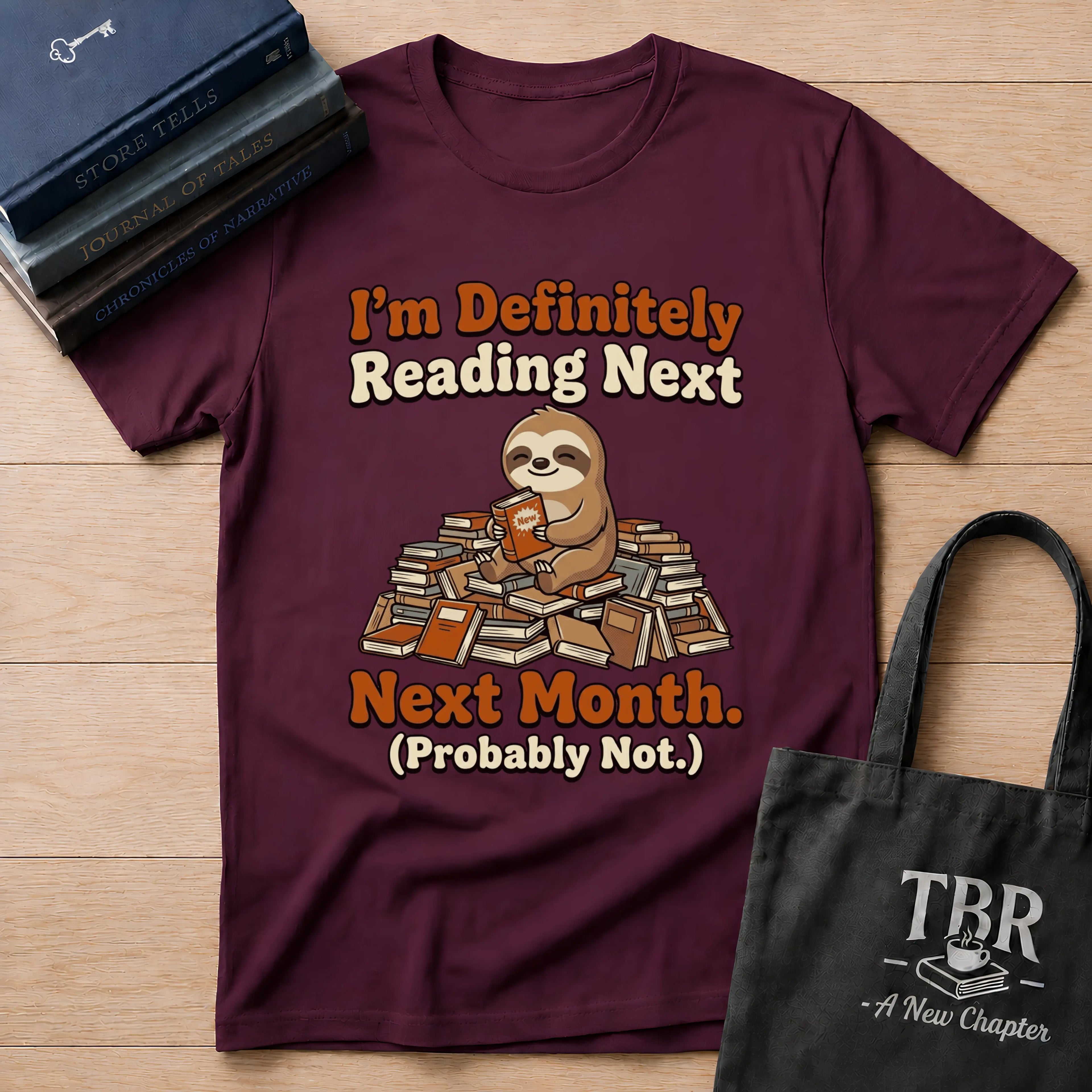 I'm Definitely Reading Next Month Probably Not T-Shirt