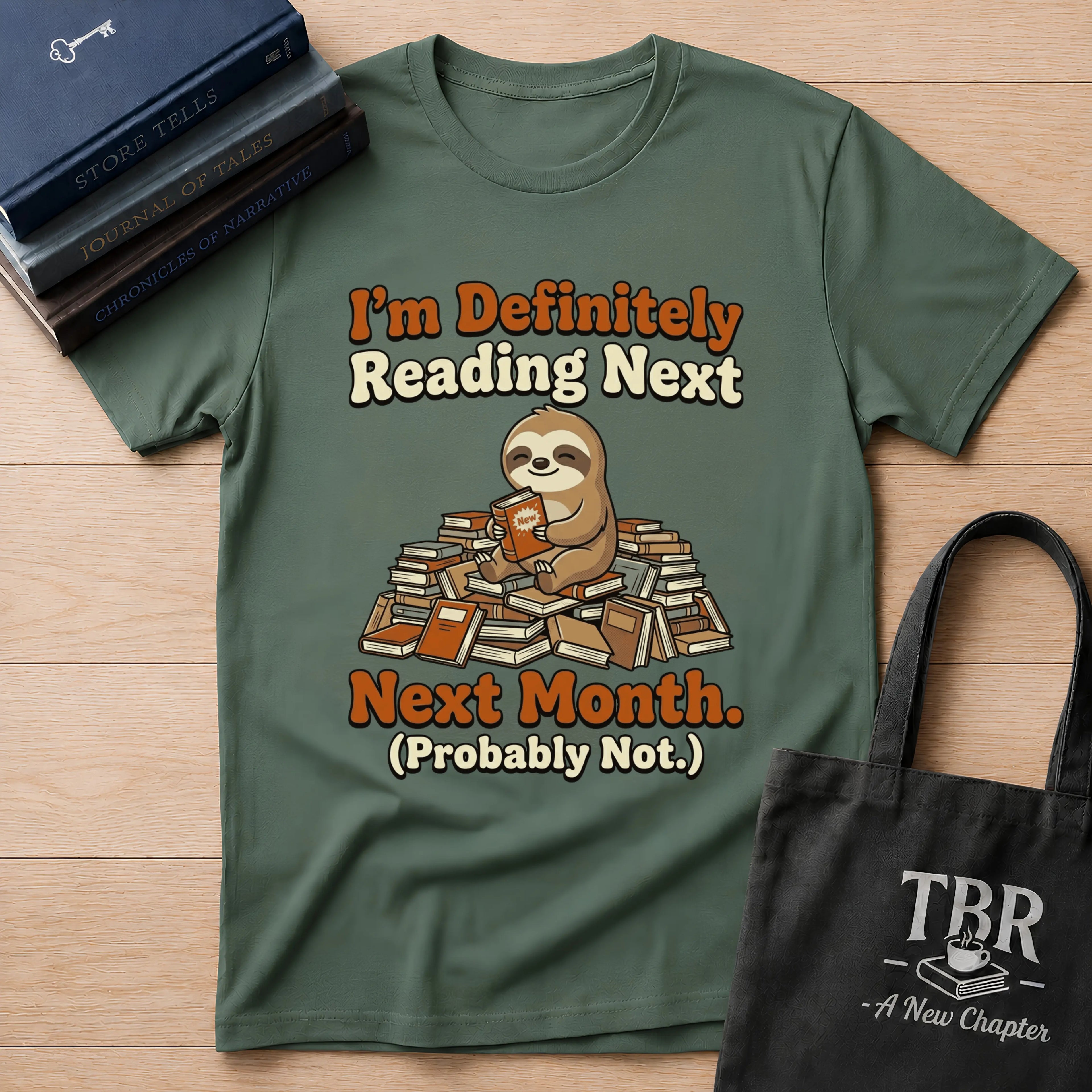 I'm Definitely Reading Next Month Probably Not T-Shirt
