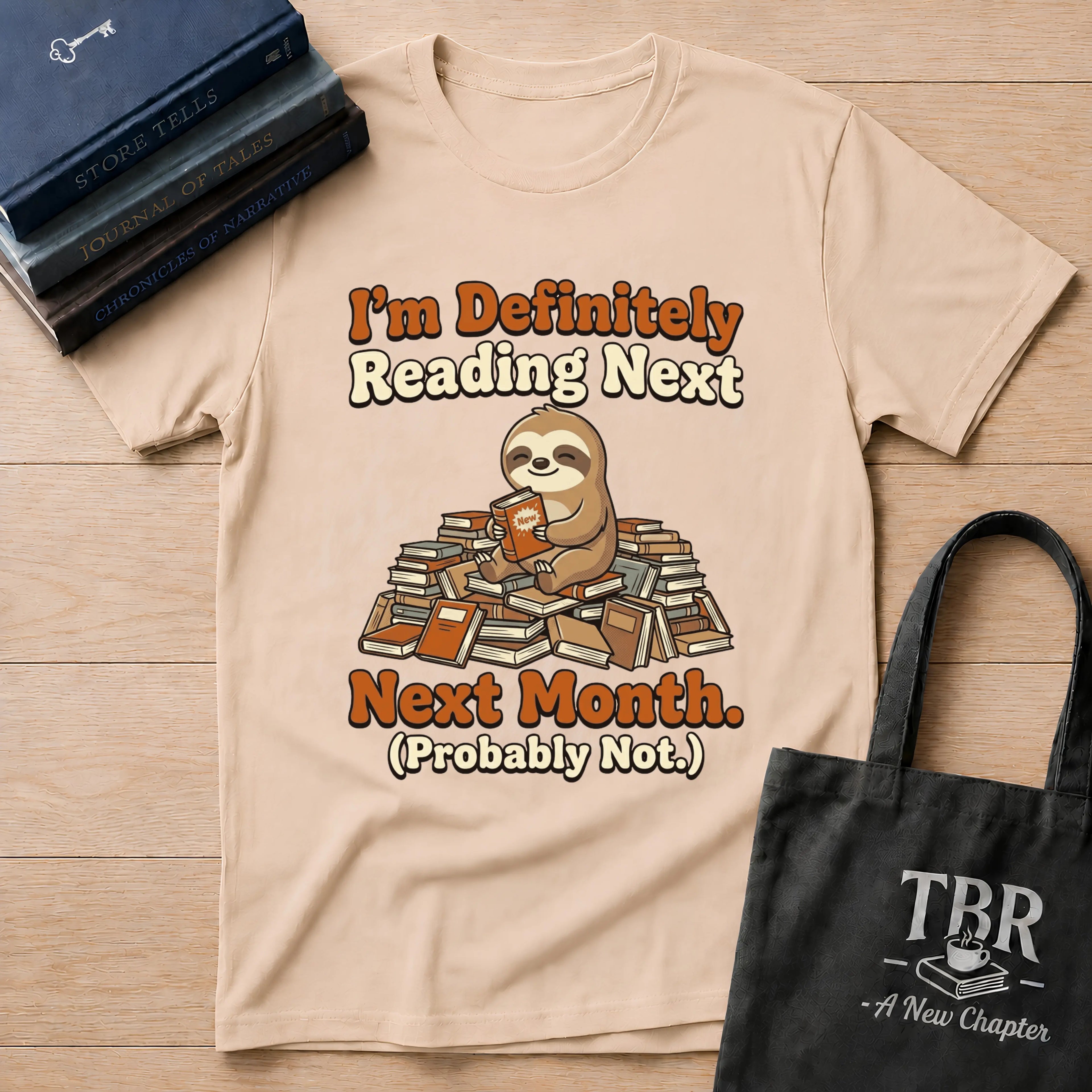 I'm Definitely Reading Next Month Probably Not T-Shirt