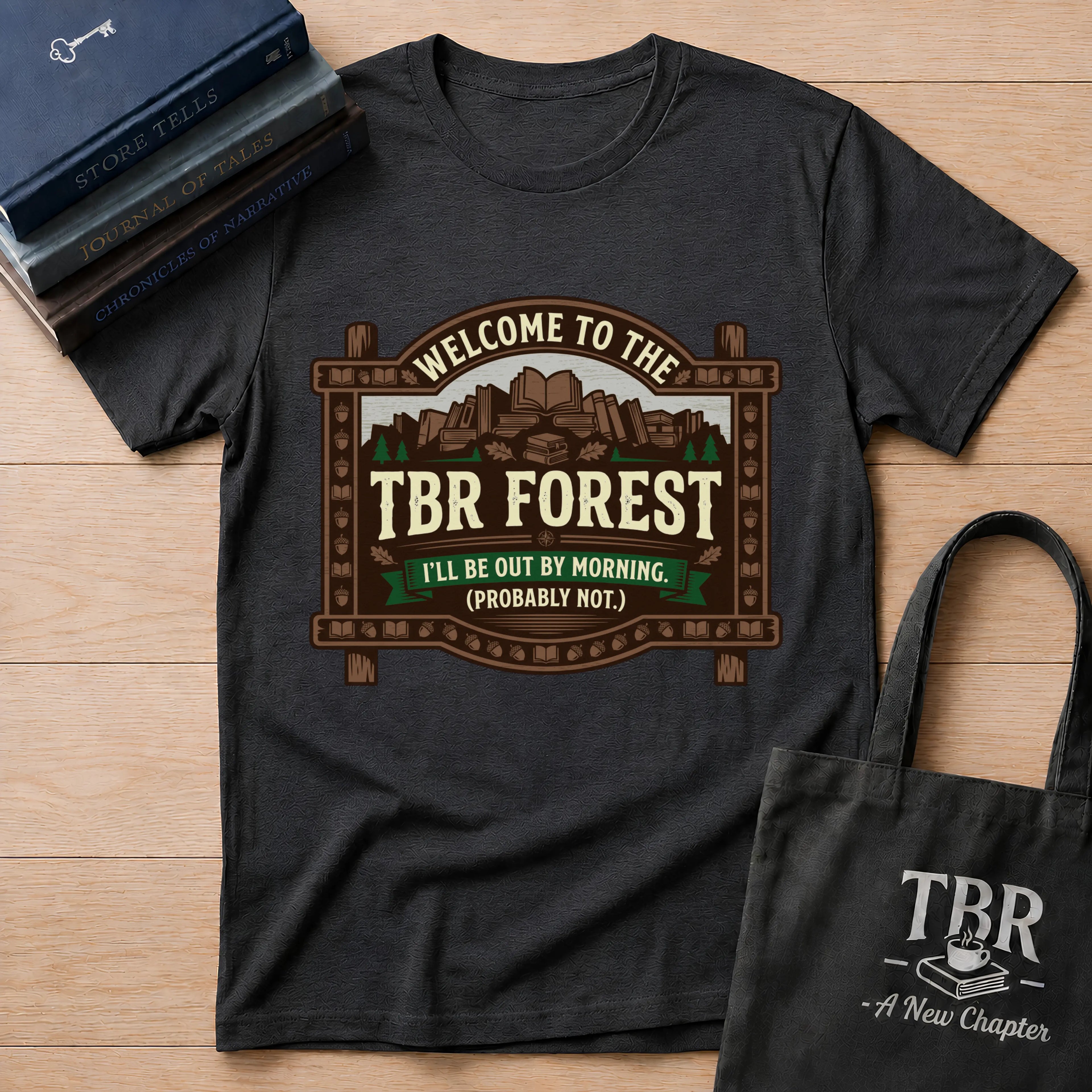 Welcome To The TBR Forest Probably Not T-Shirt