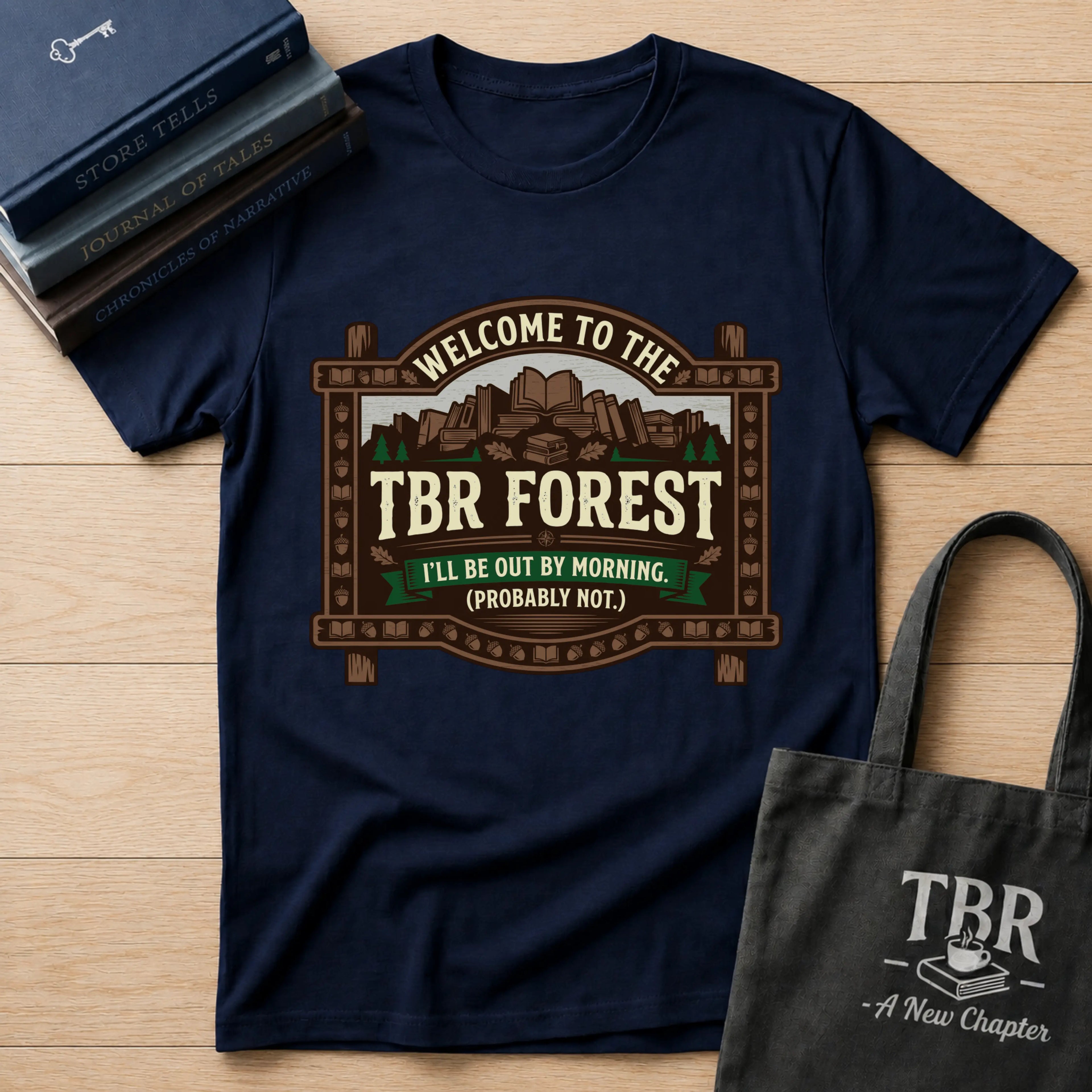 Welcome To The TBR Forest Probably Not T-Shirt