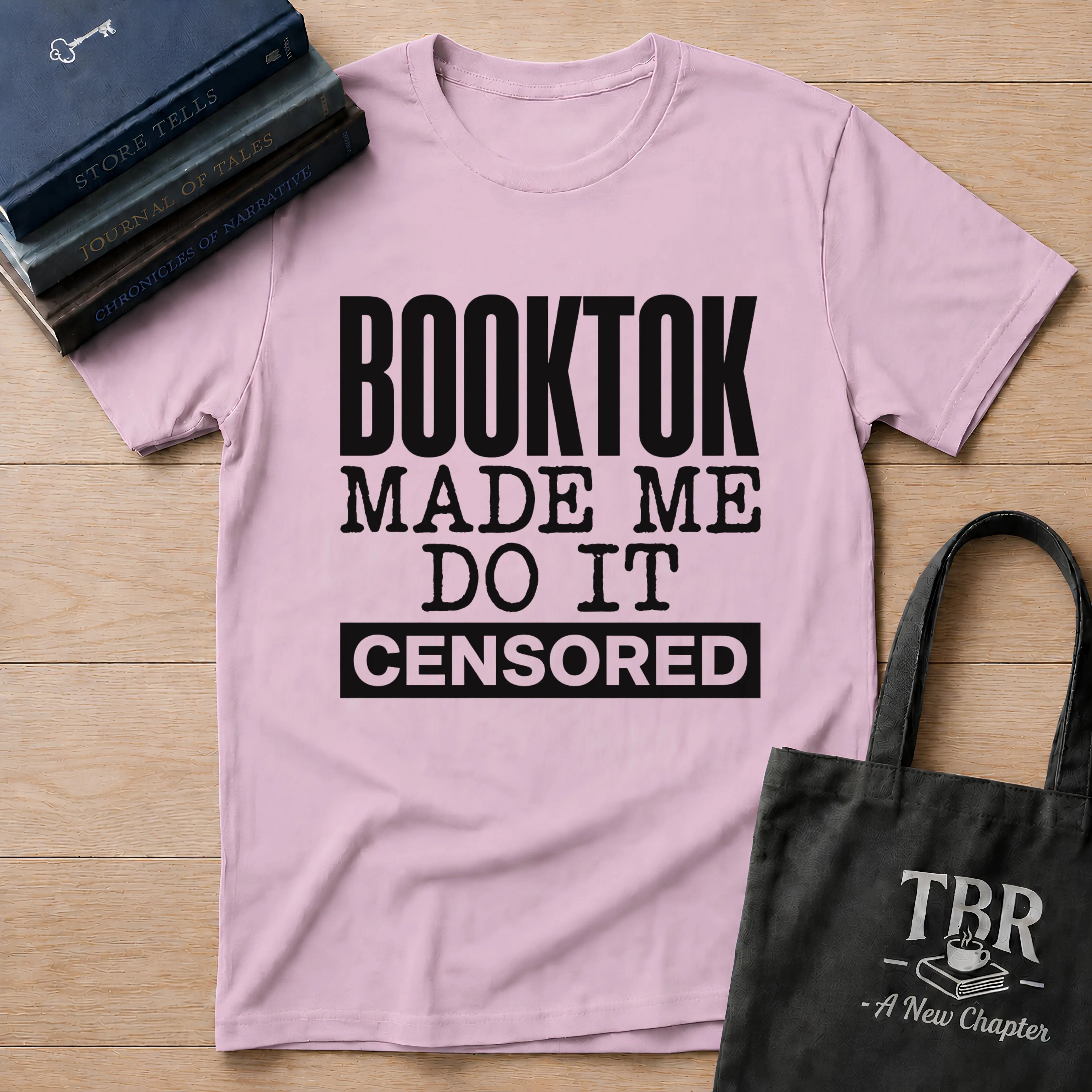 BookTok Made Me Do It Censored T-Shirt
