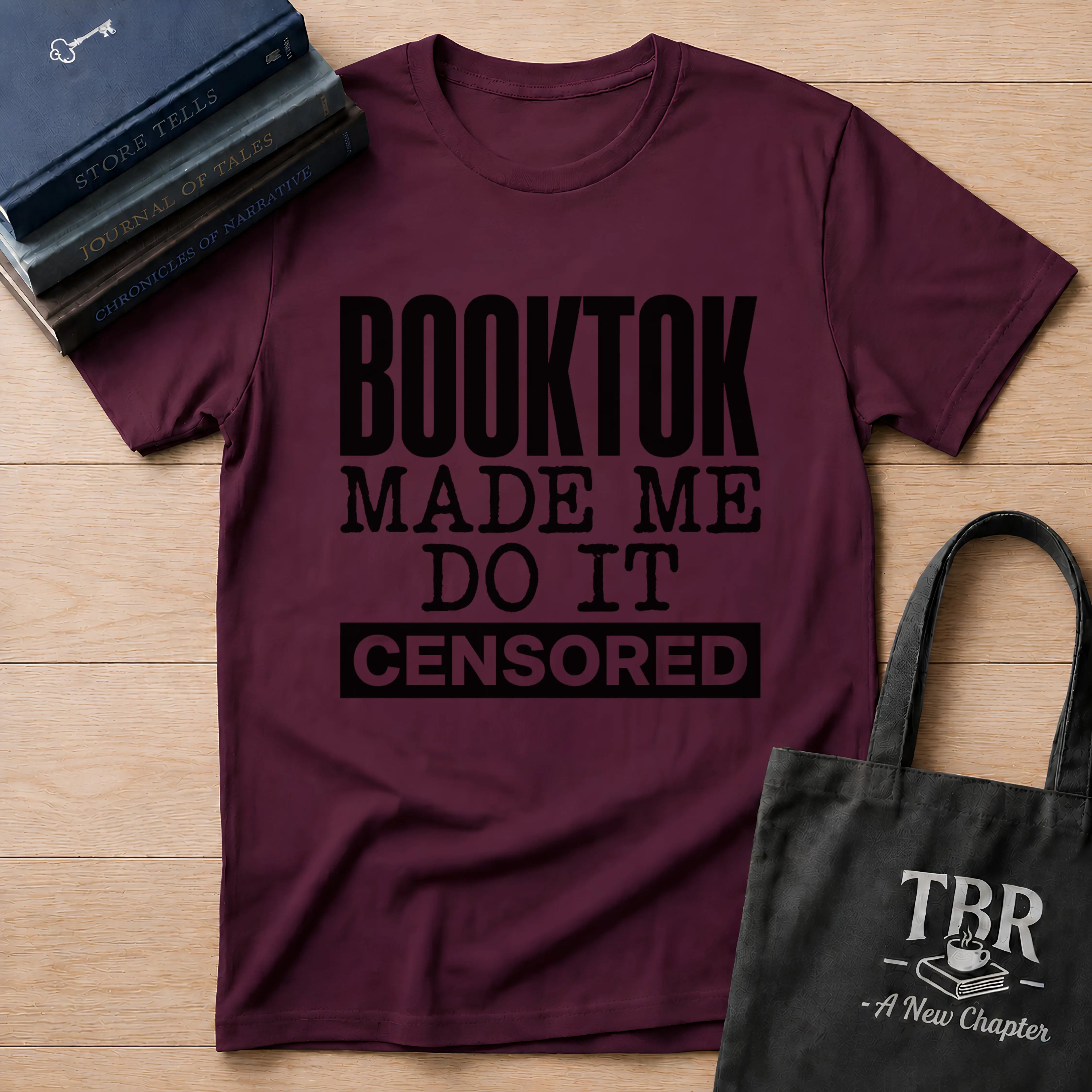 BookTok Made Me Do It Censored T-Shirt