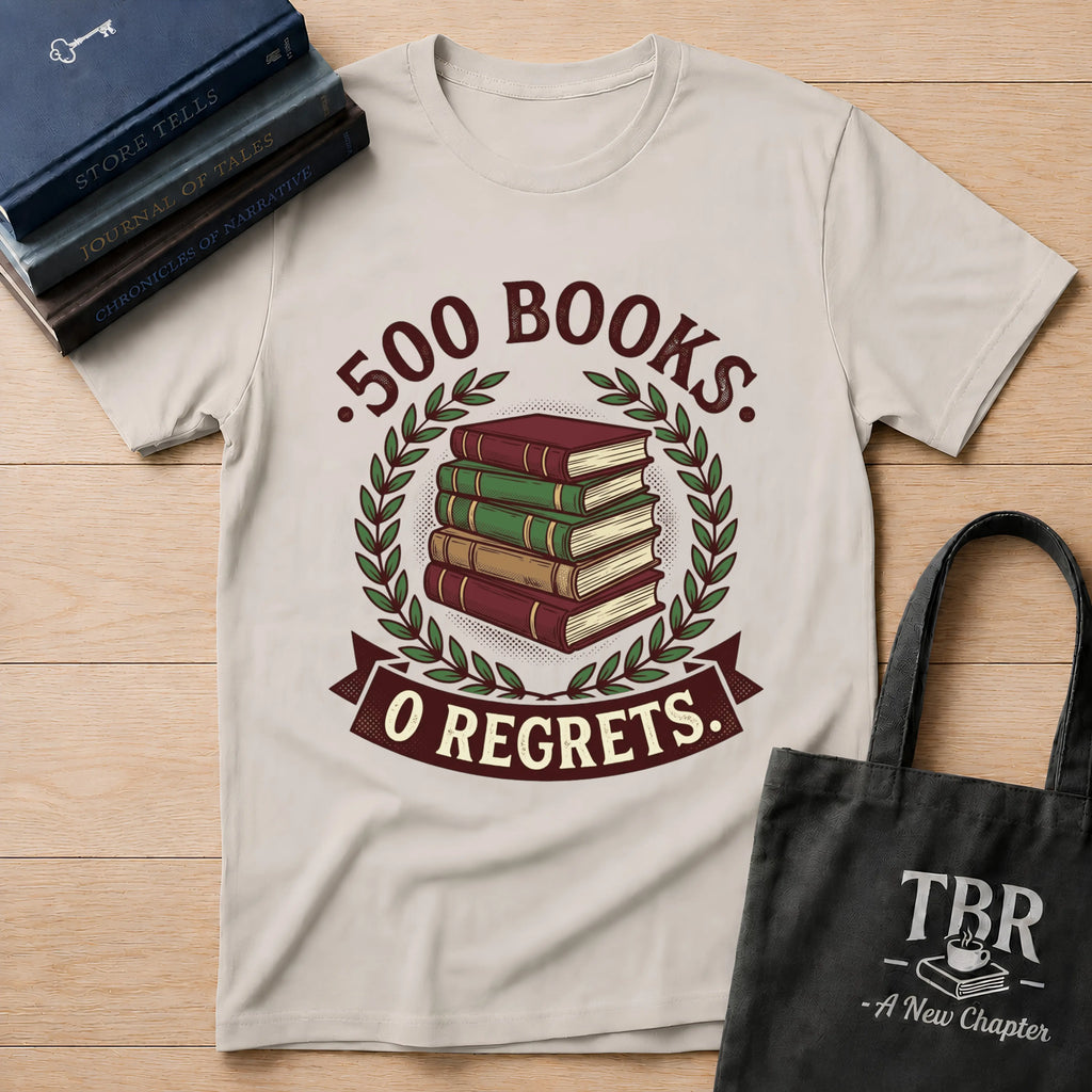 500 Books 0 Regrets T-Shirt