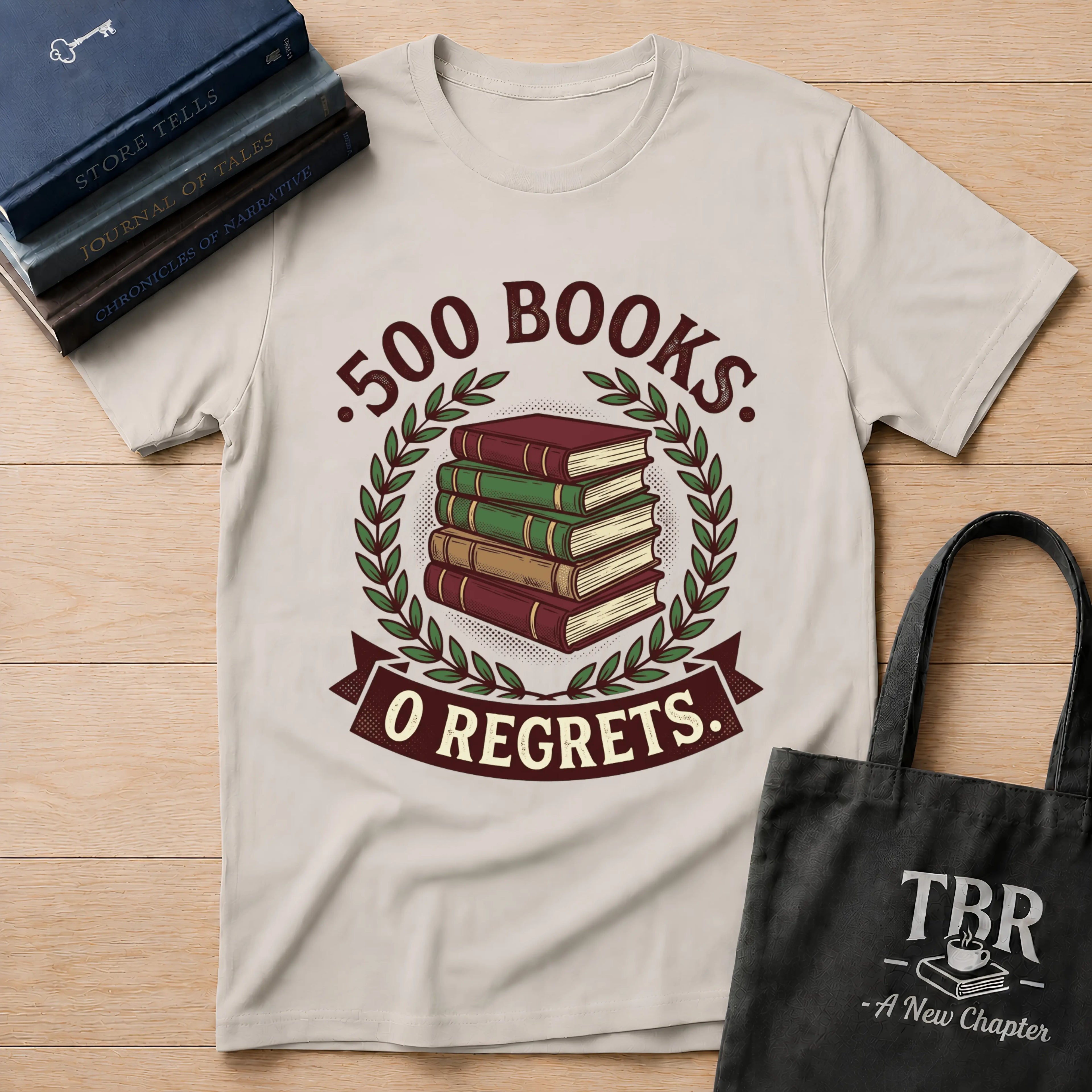 500 Books 0 Regrets T-Shirt