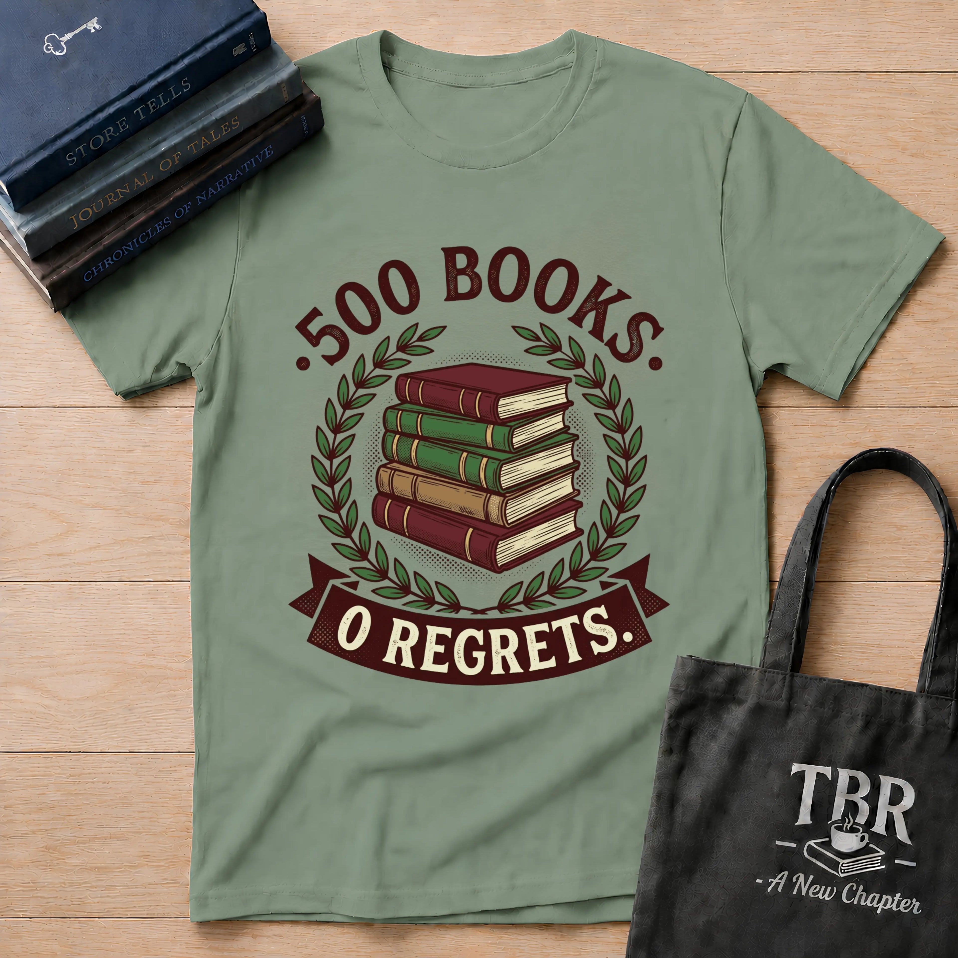 500 Books 0 Regrets T-Shirt