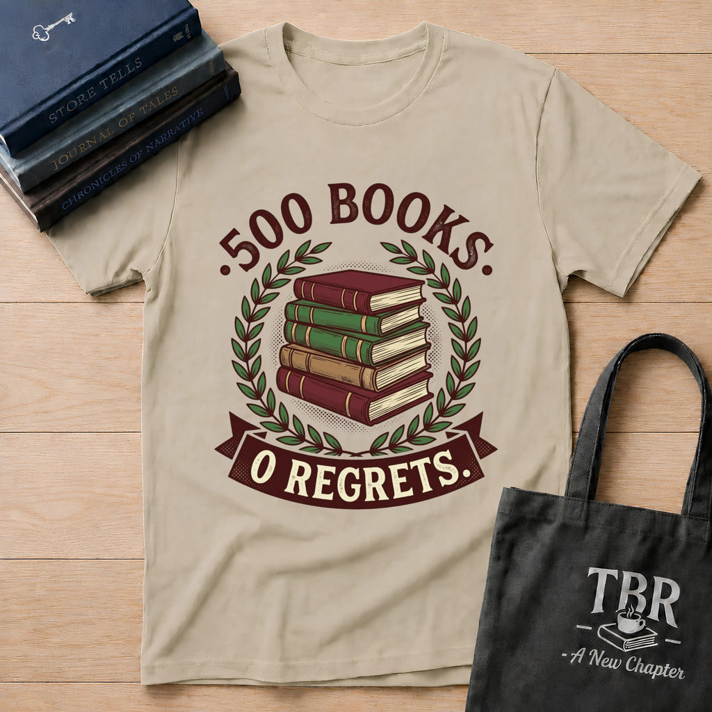 500 Books 0 Regrets T-Shirt