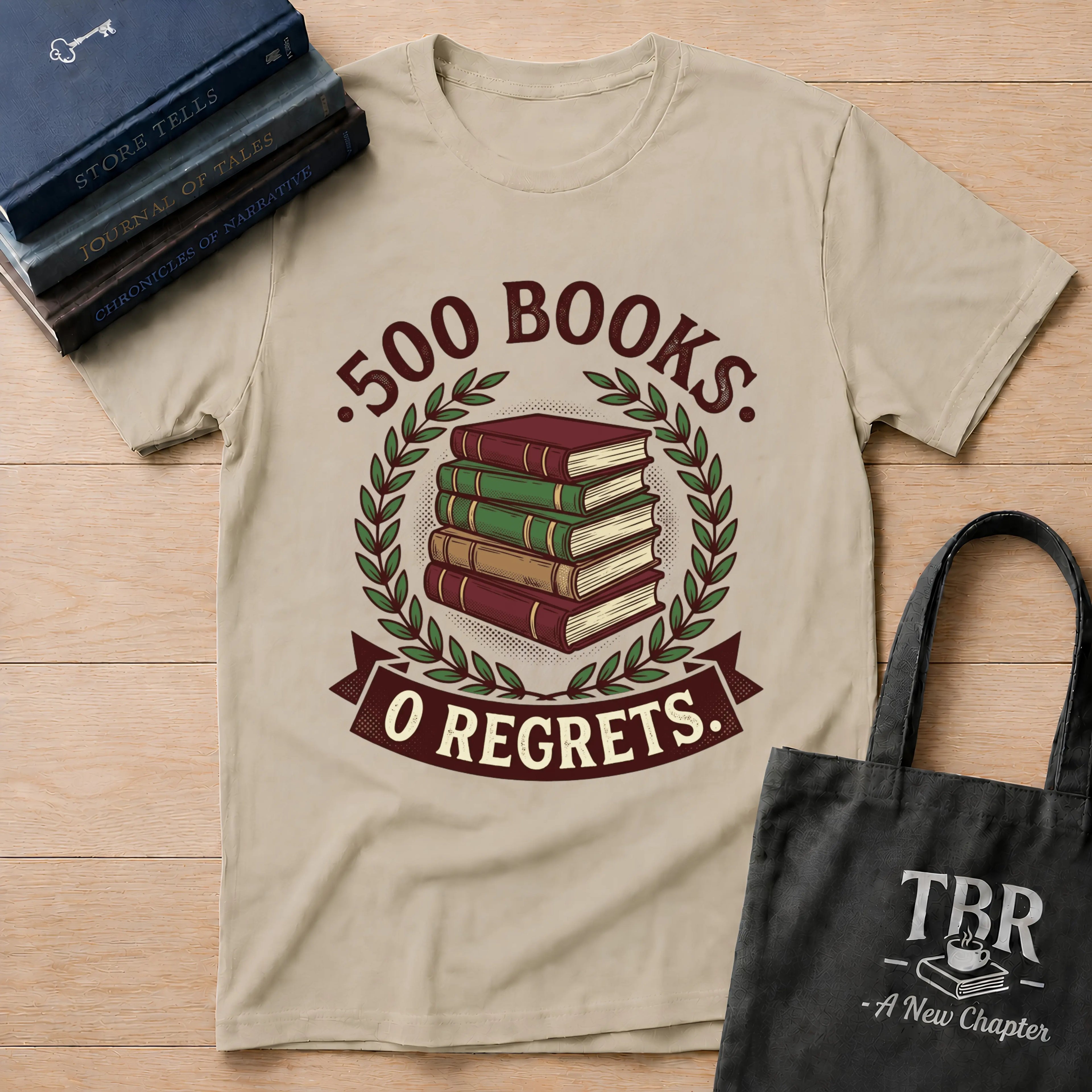 500 Books 0 Regrets T-Shirt