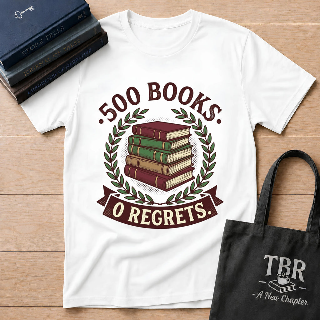 500 Books 0 Regrets T-Shirt