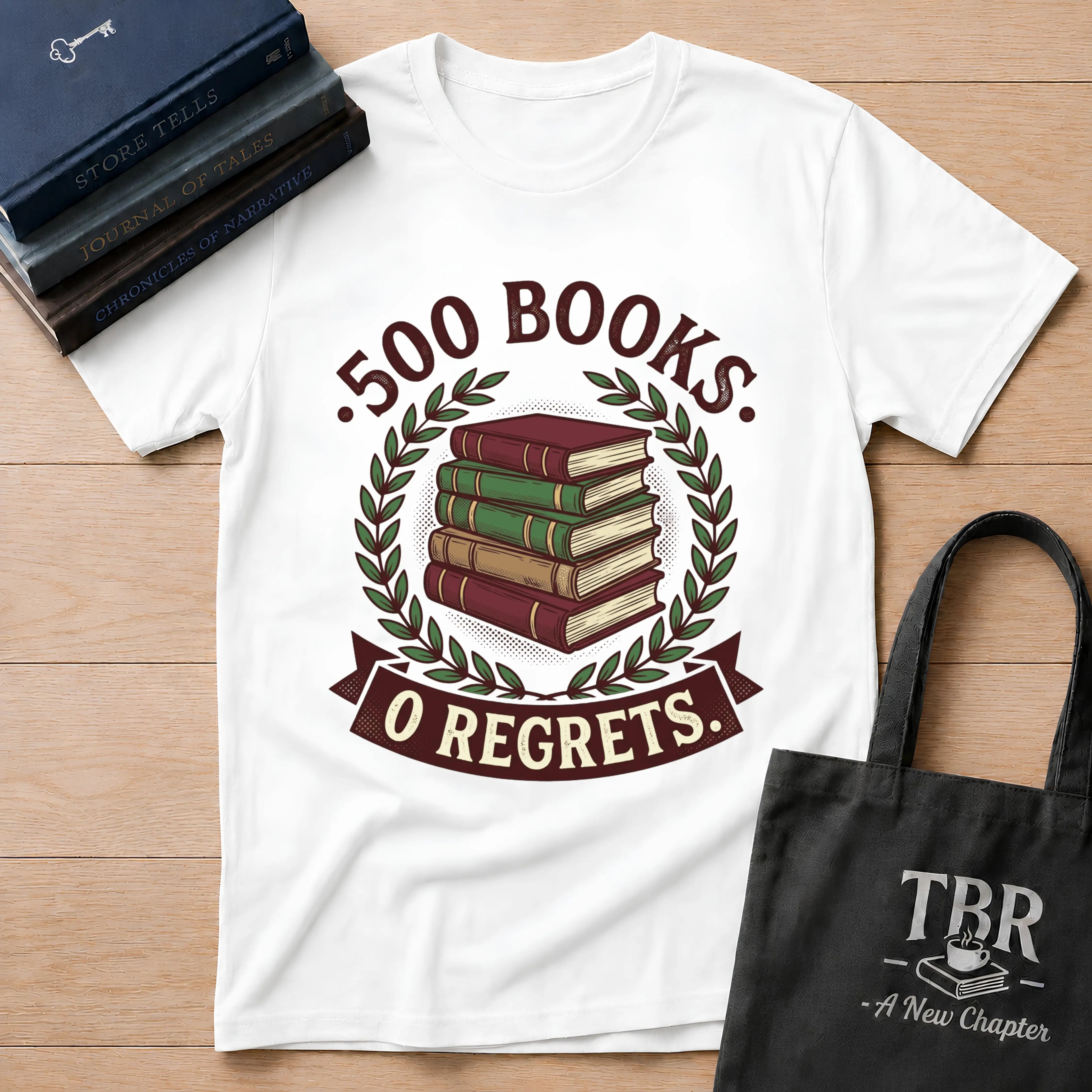 500 Books 0 Regrets T-Shirt