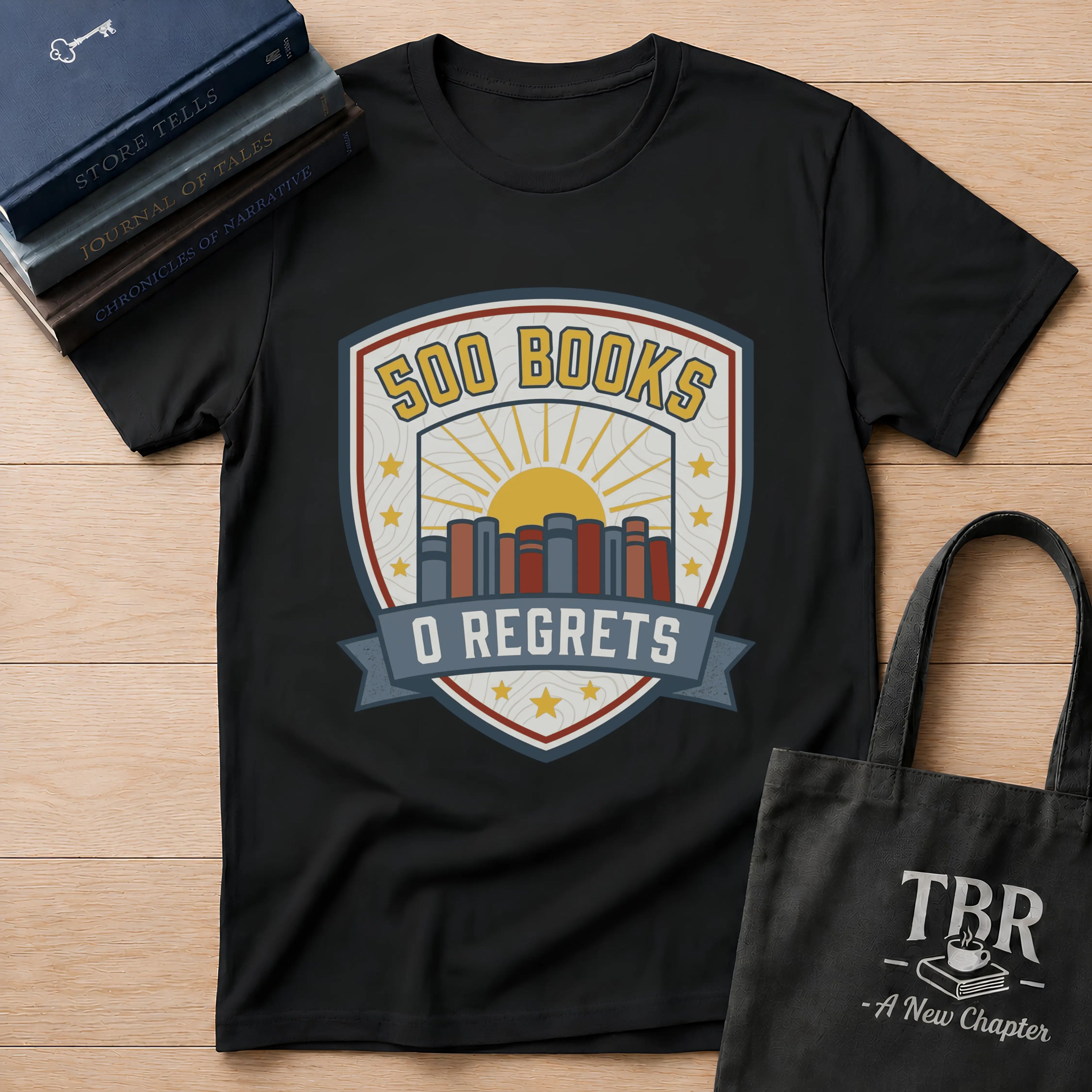 500 Books 0 Regrets T-Shirt