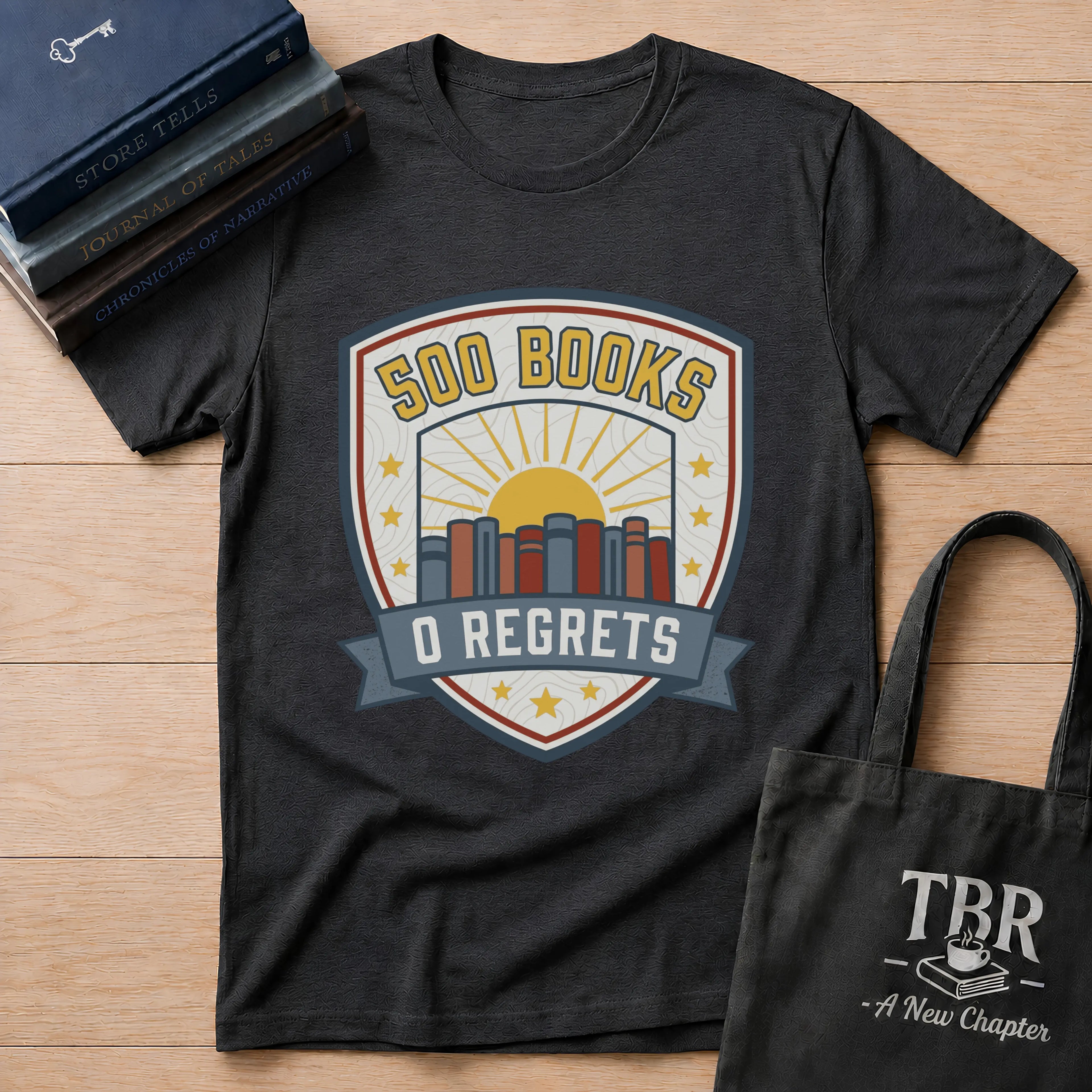 500 Books 0 Regrets T-Shirt