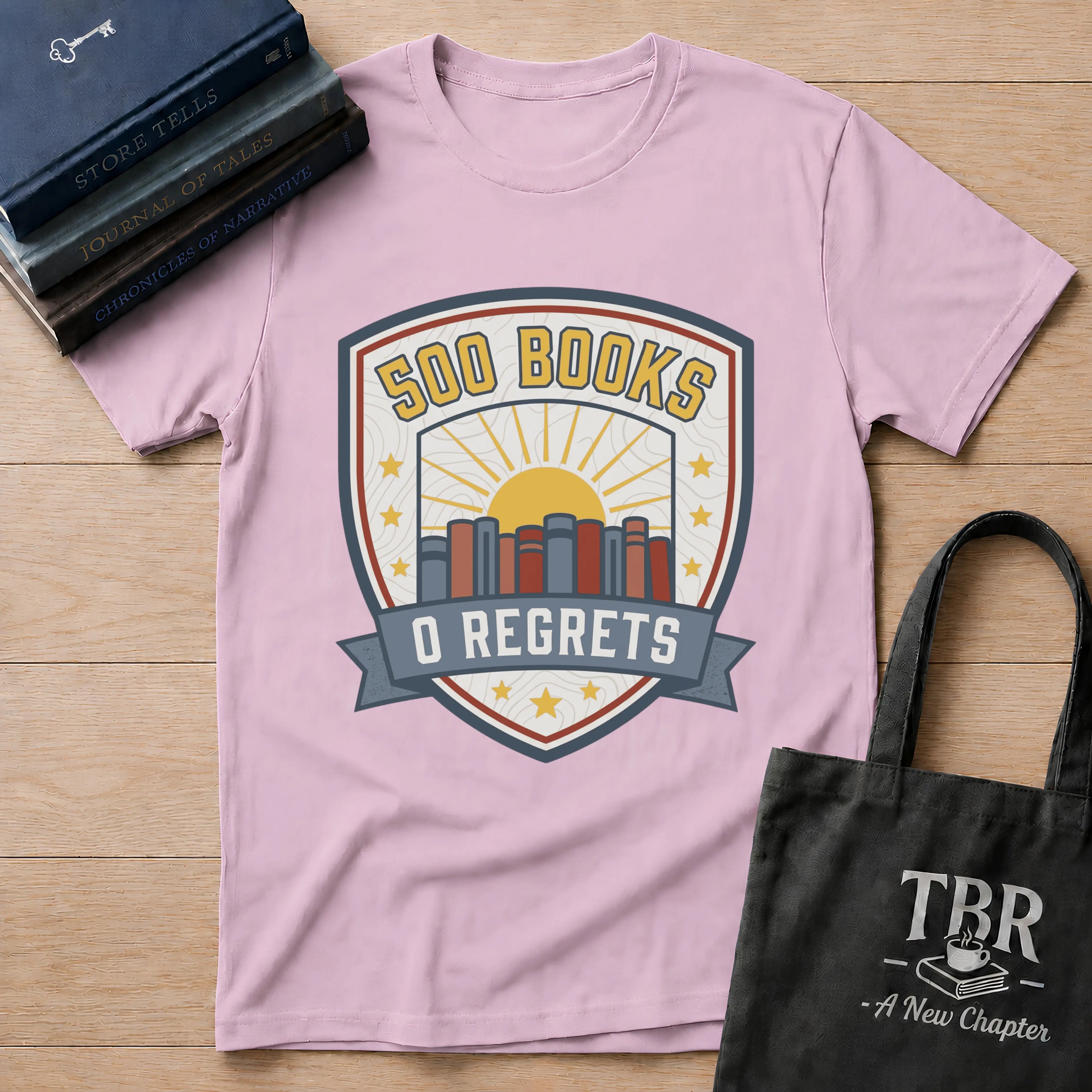 500 Books 0 Regrets T-Shirt