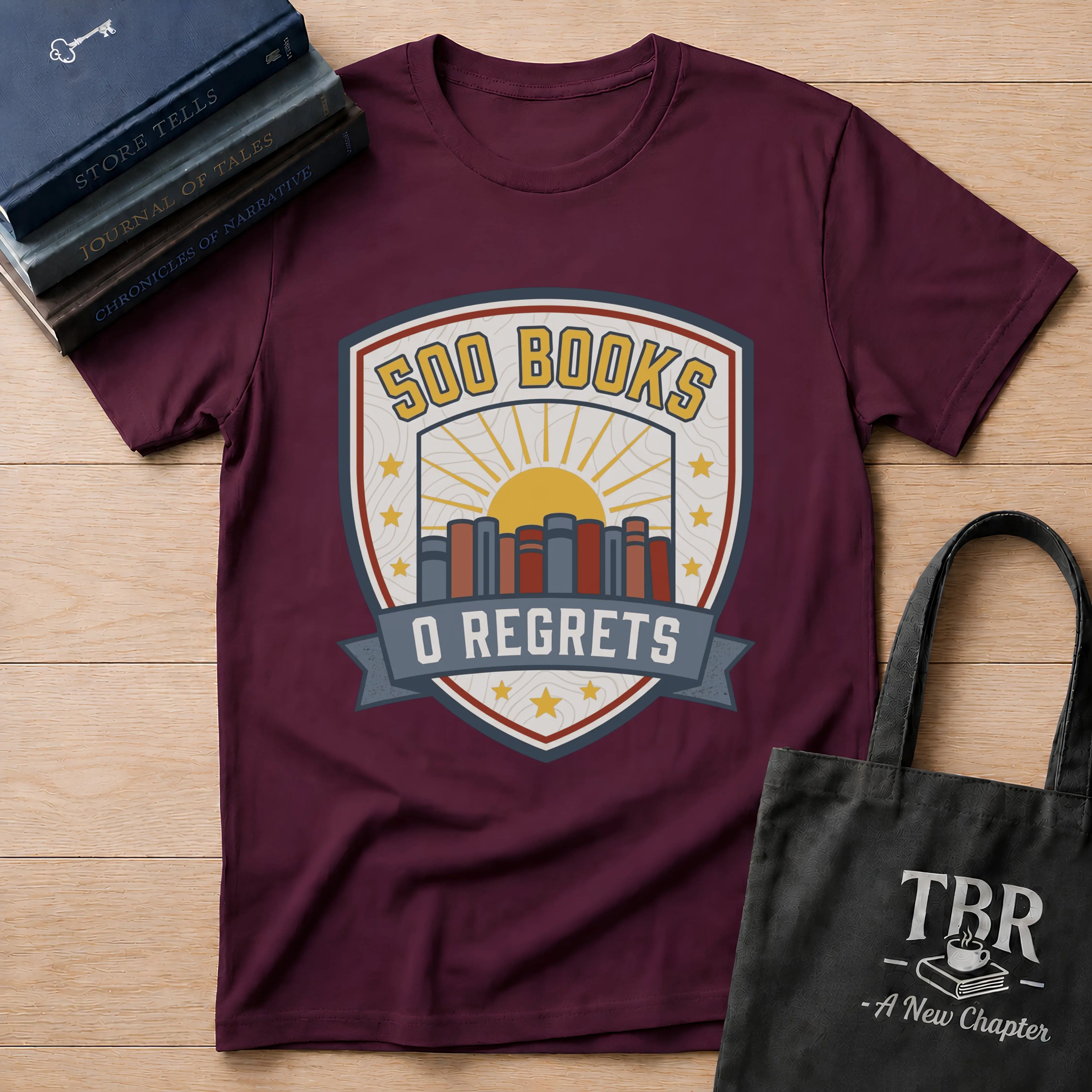 500 Books 0 Regrets T-Shirt