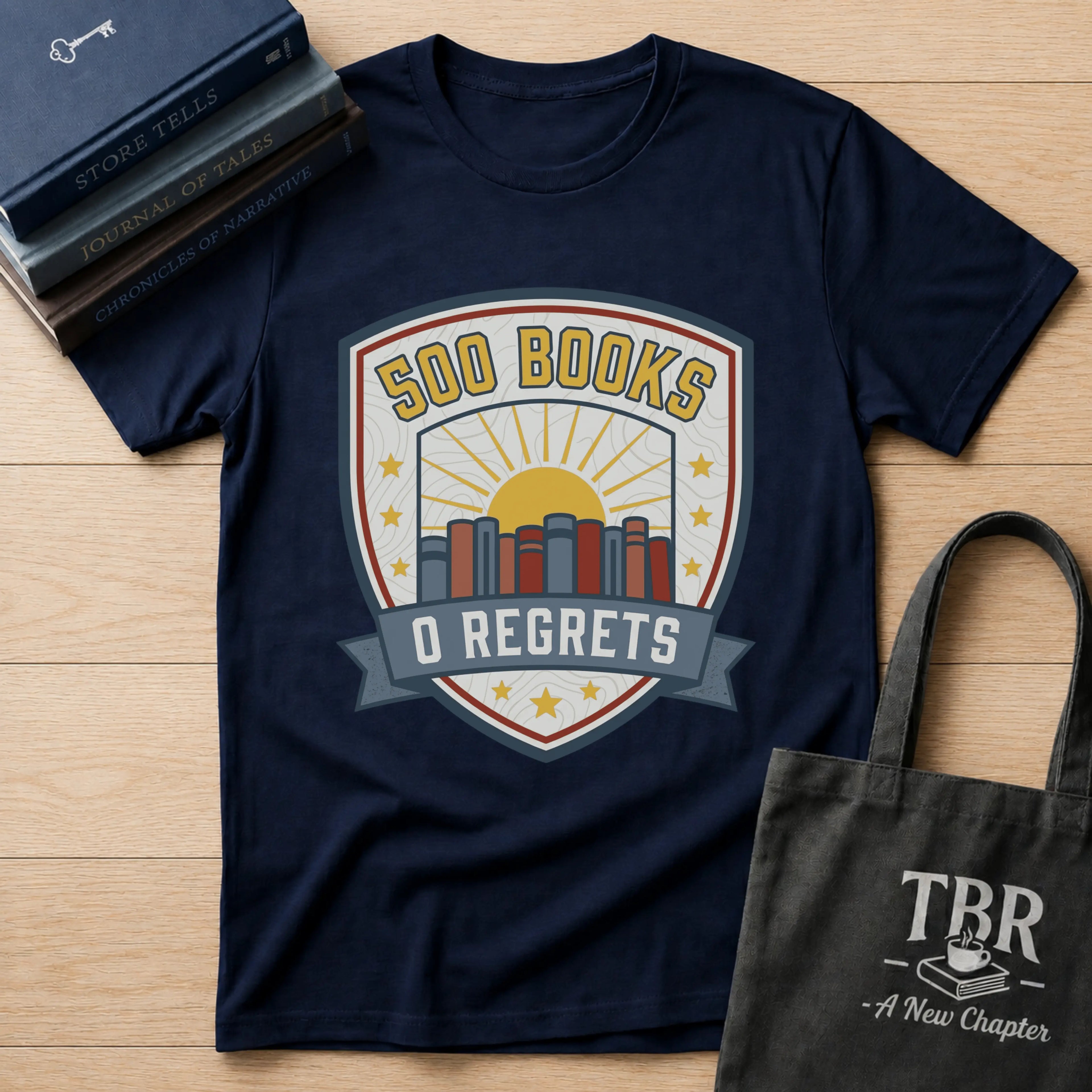 500 Books 0 Regrets T-Shirt