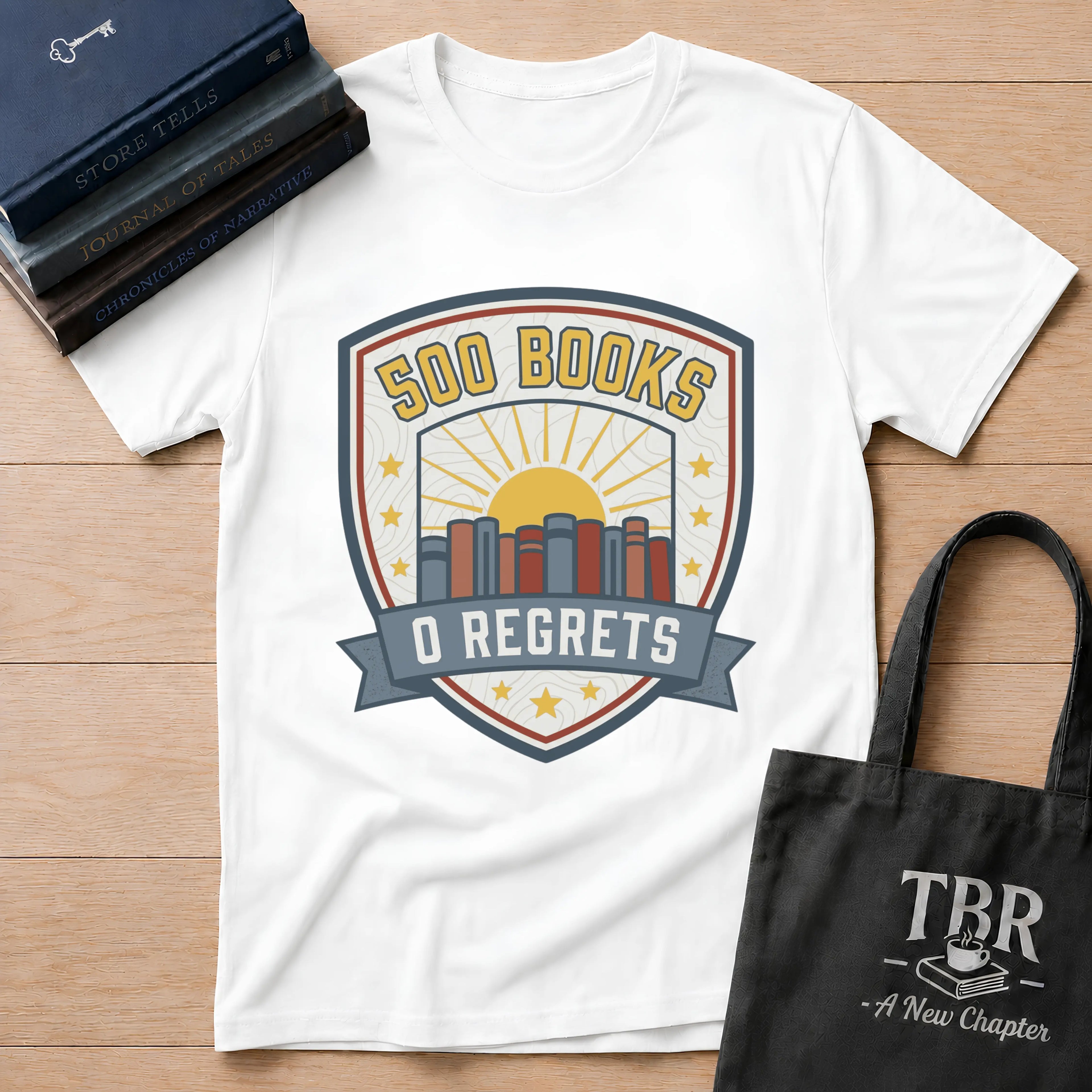 500 Books 0 Regrets T-Shirt