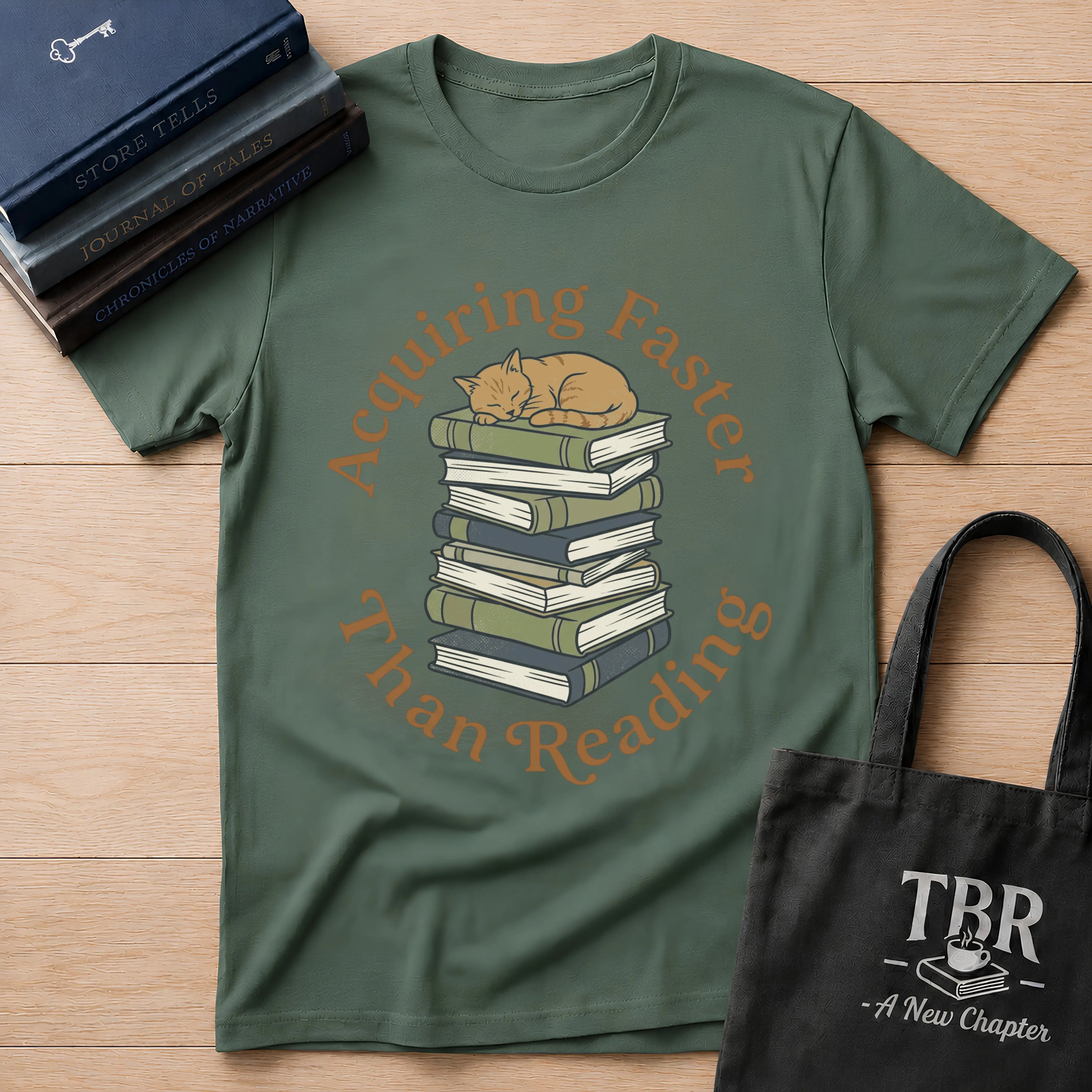 Acquiring Faster Than Reading T-Shirt