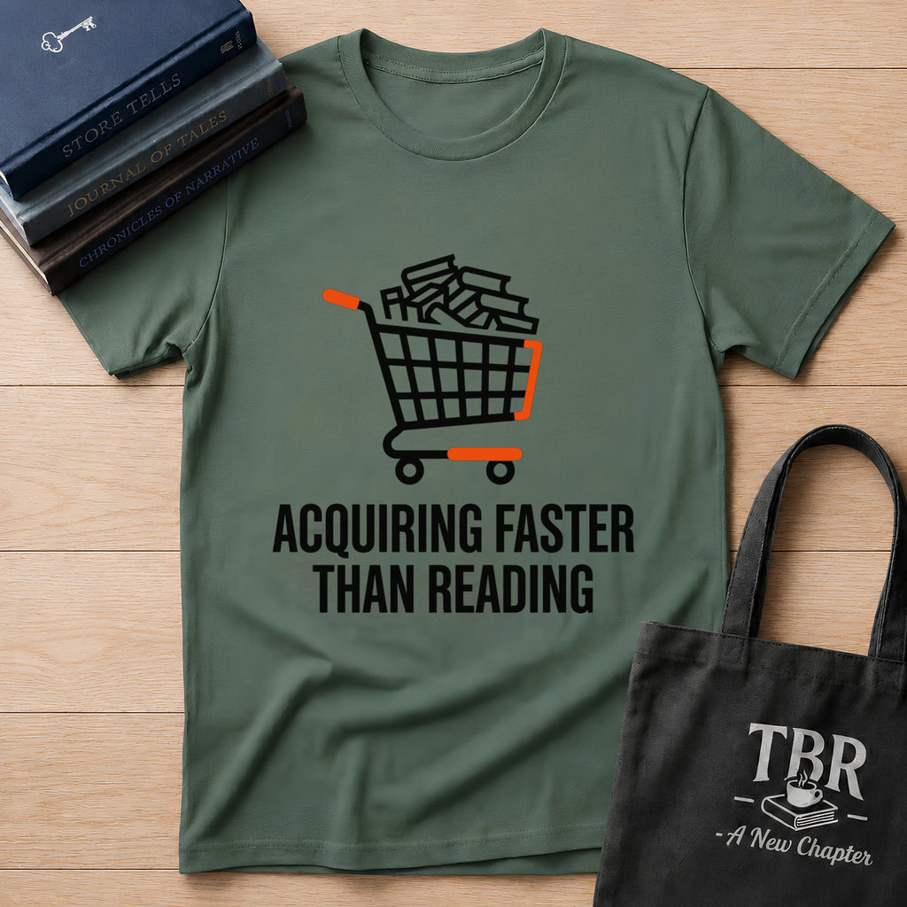 Acquiring Faster Than Reading T-Shirt