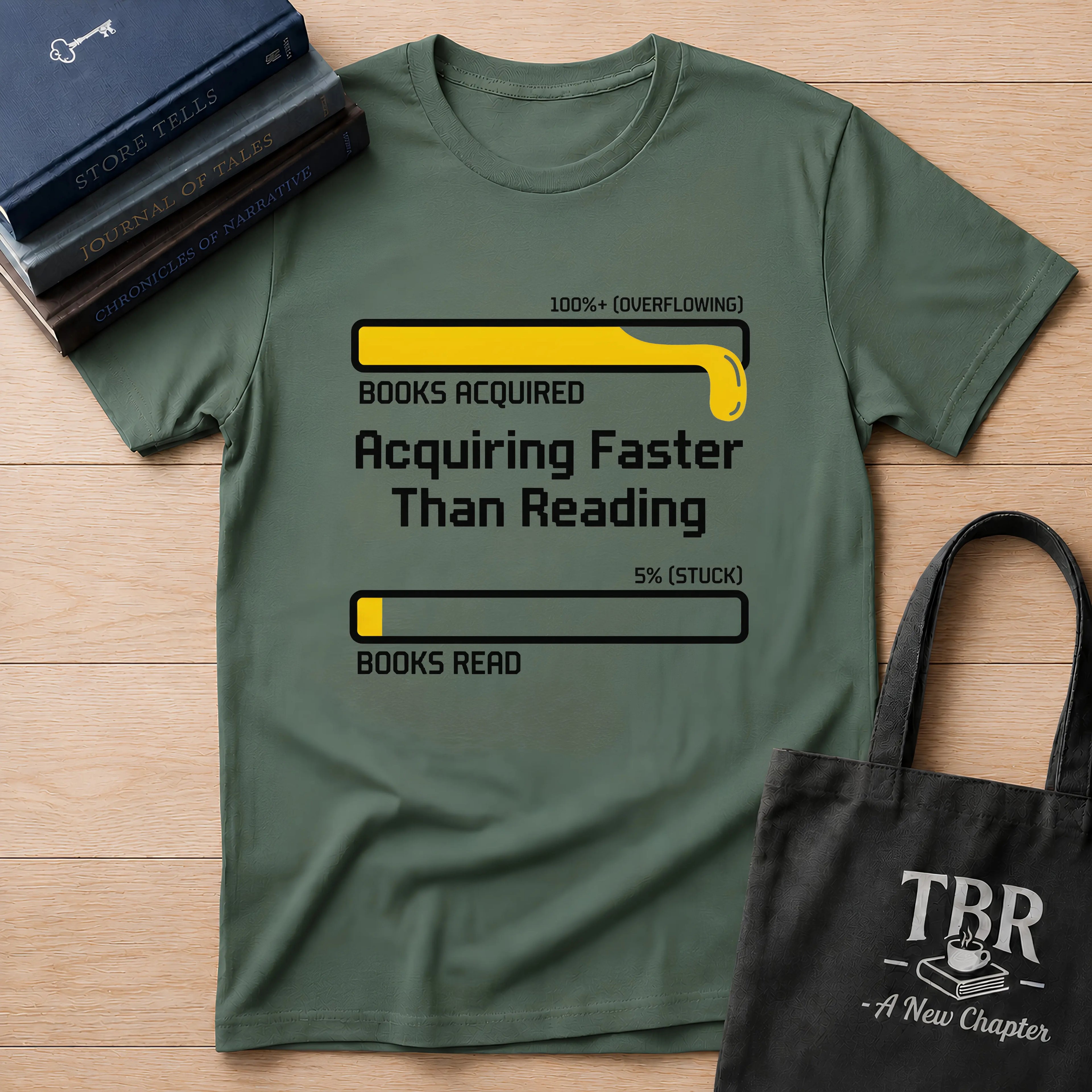 Acquiring Faster Than Reading T-Shirt